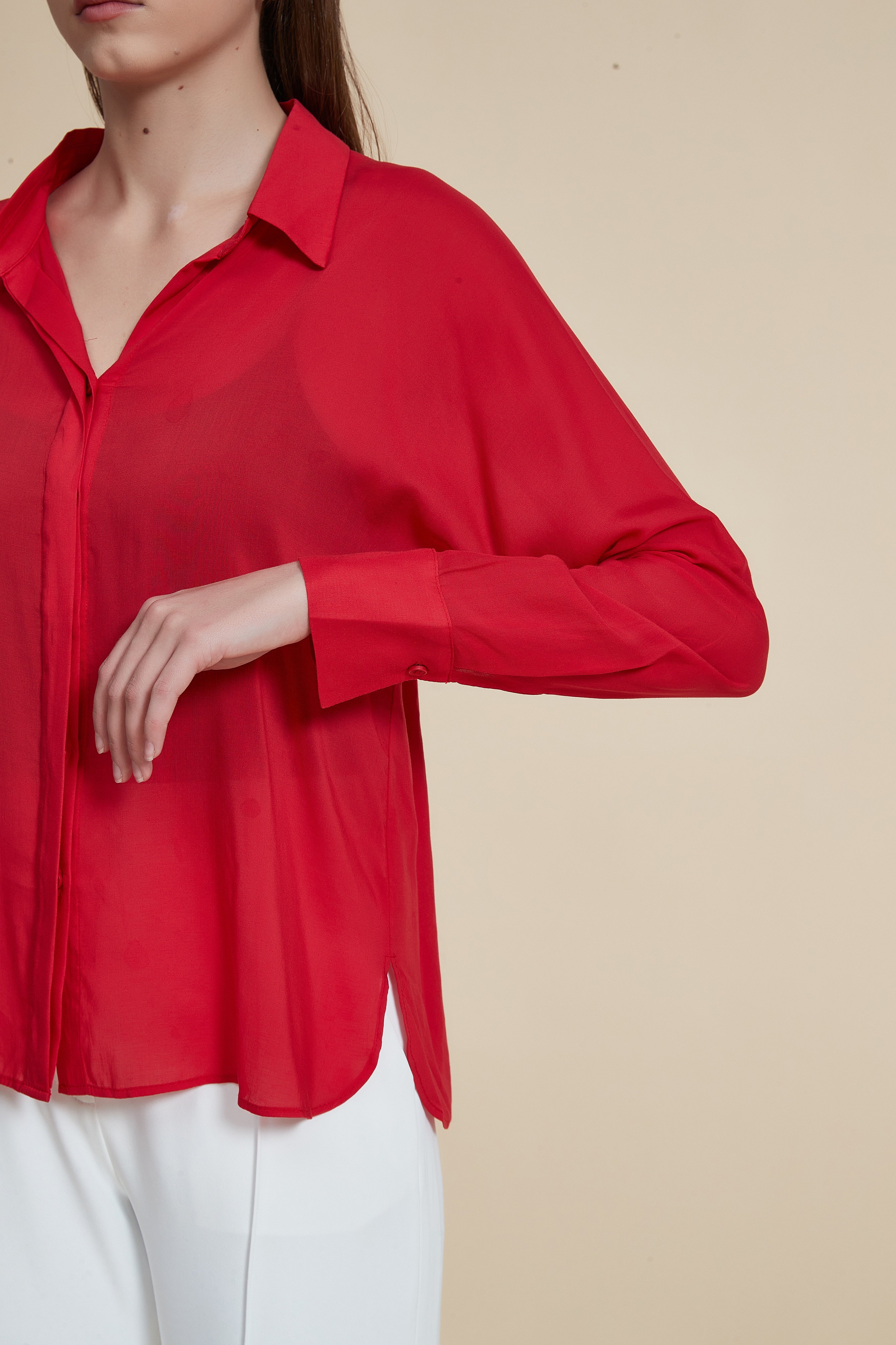 Long Sleeve Shirt Blouse