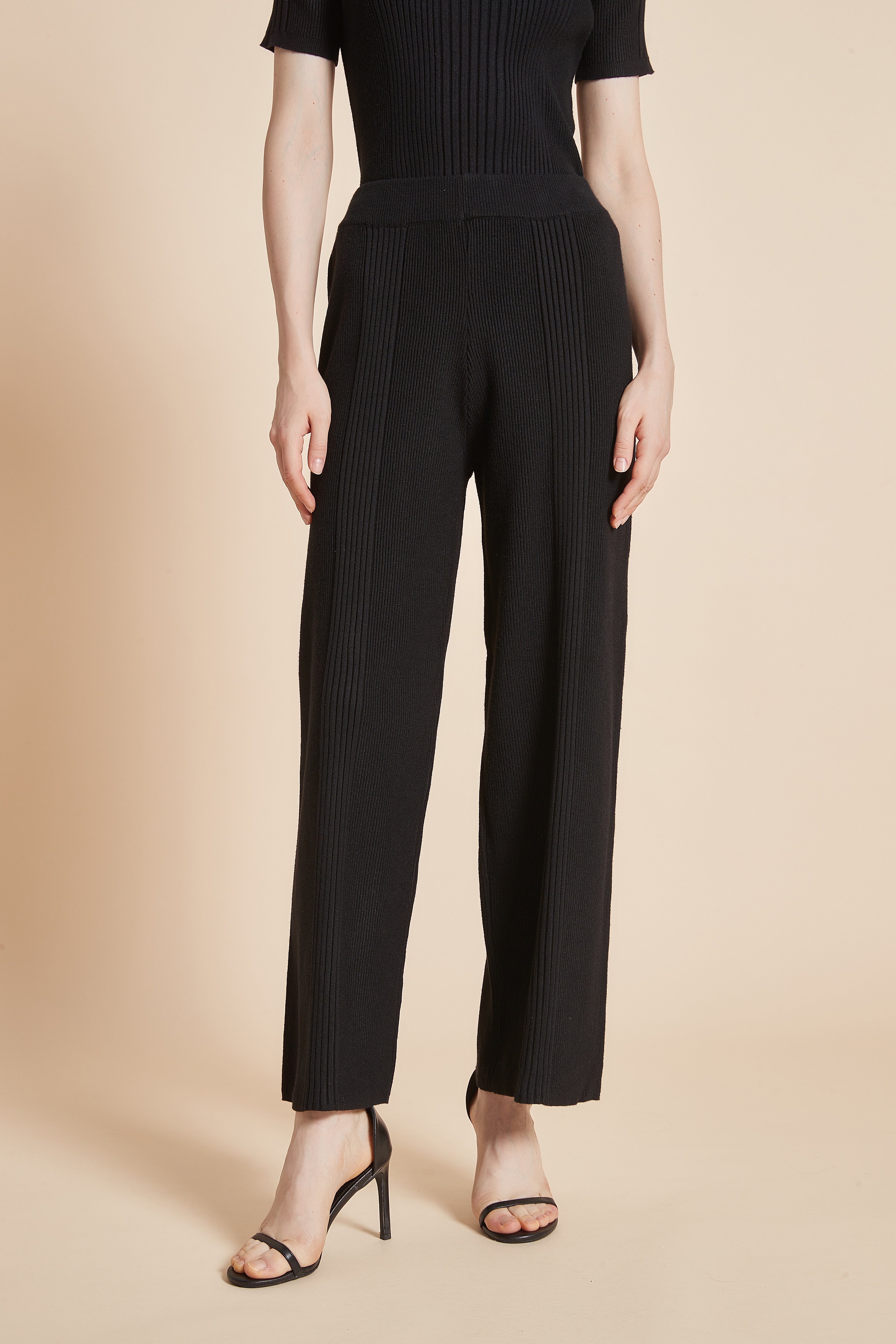 Yola wide-leg long pants