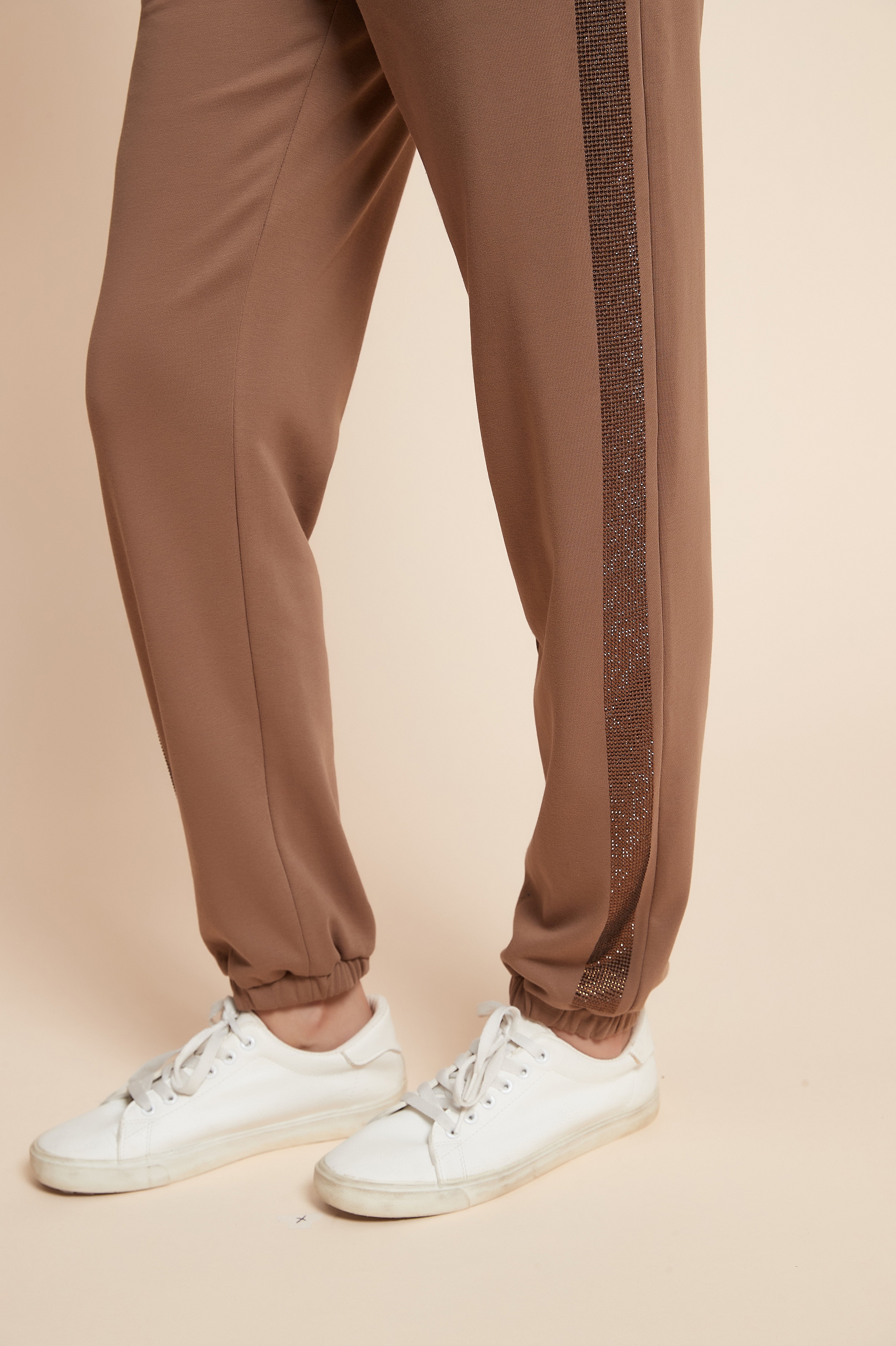Plain Drawstring Maxi Pants