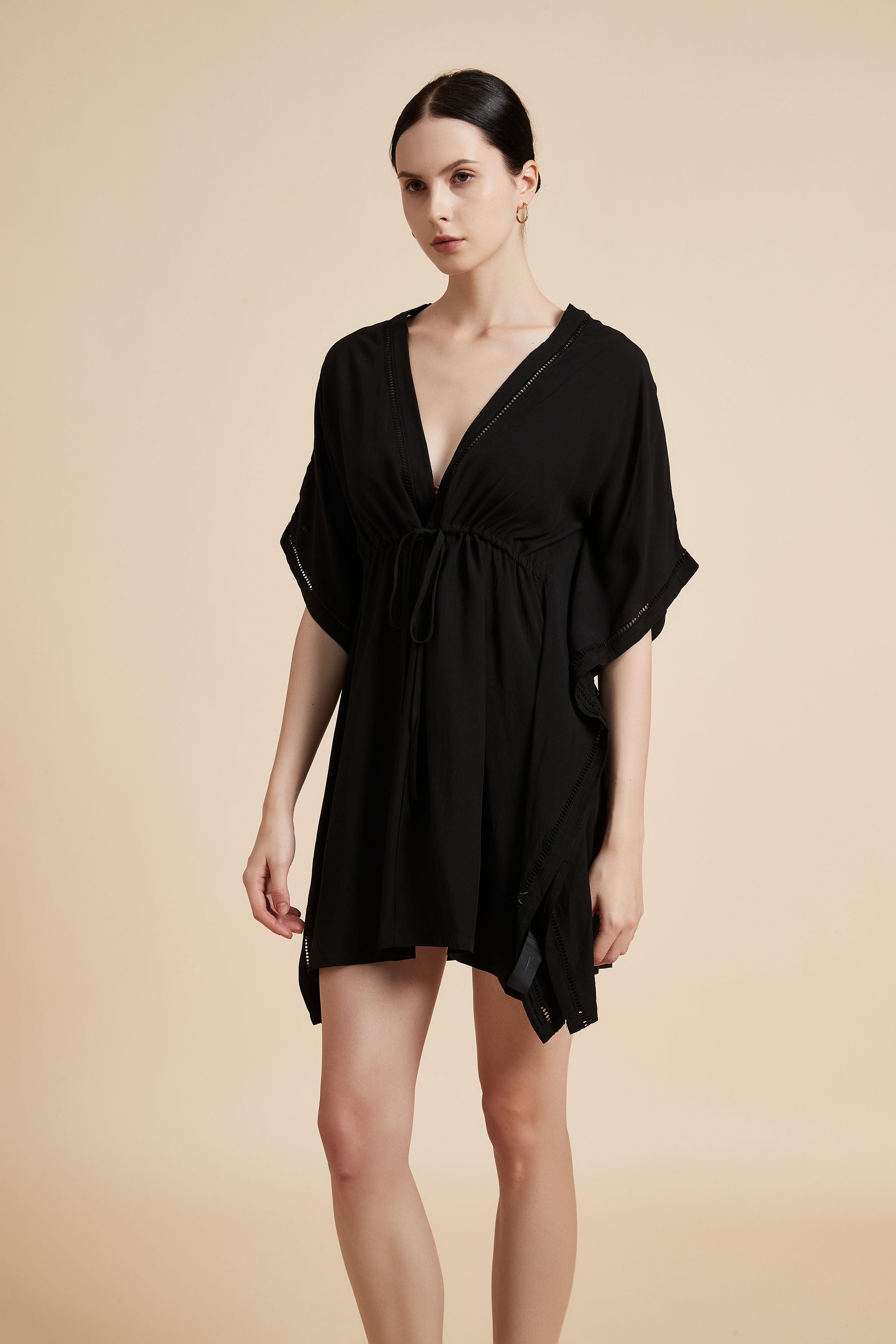 V-Neck Half Sleeve Blouse