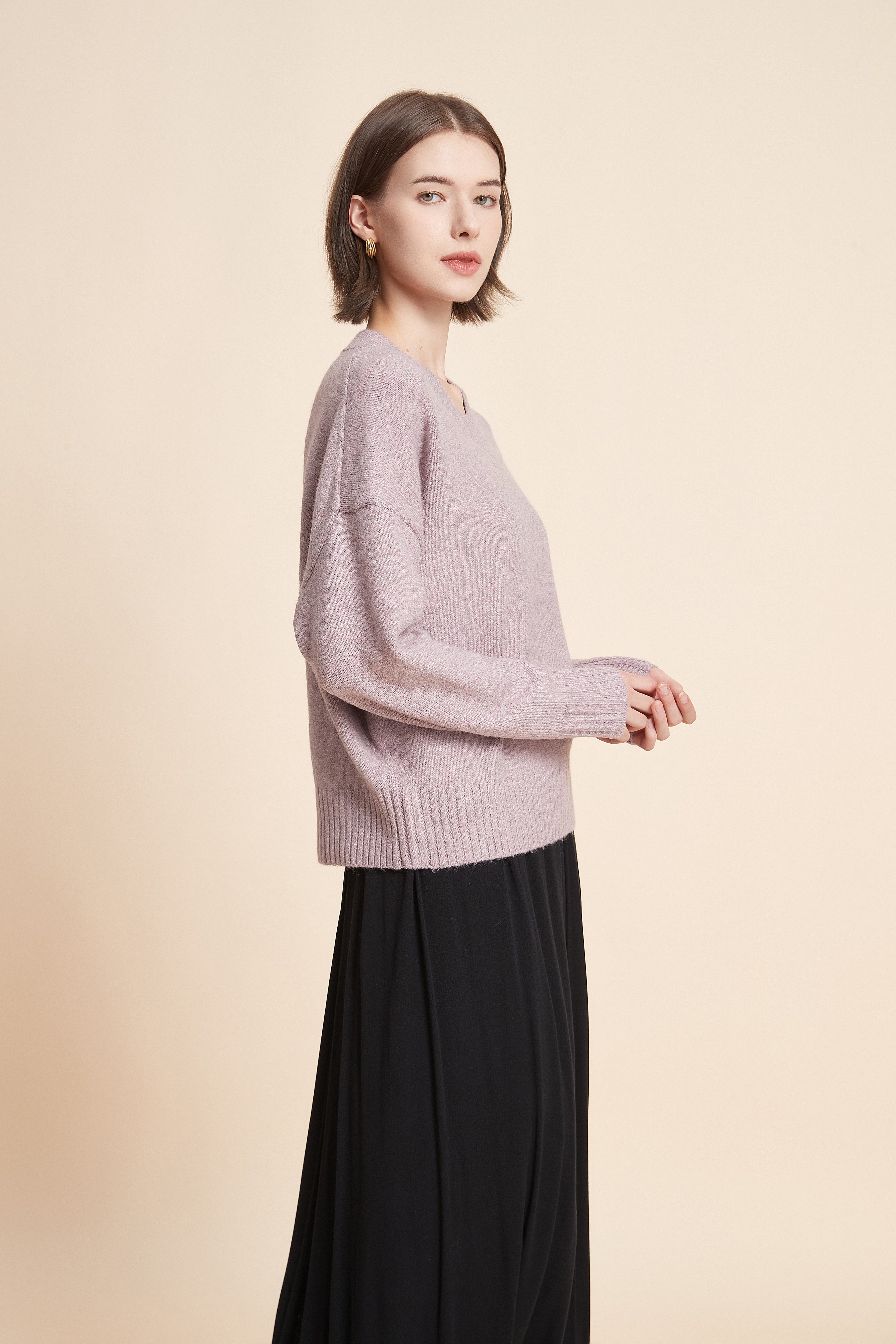 Long Sleeve Crew Neck Top
