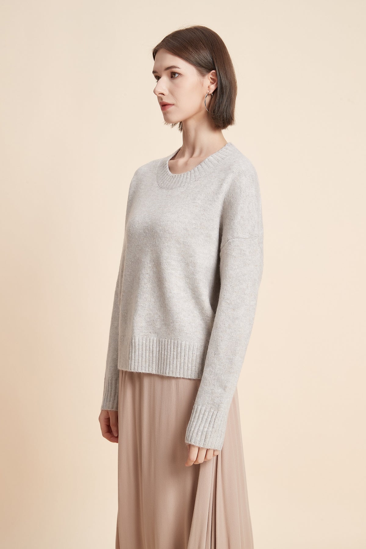 Long Sleeve Crew Neck Top