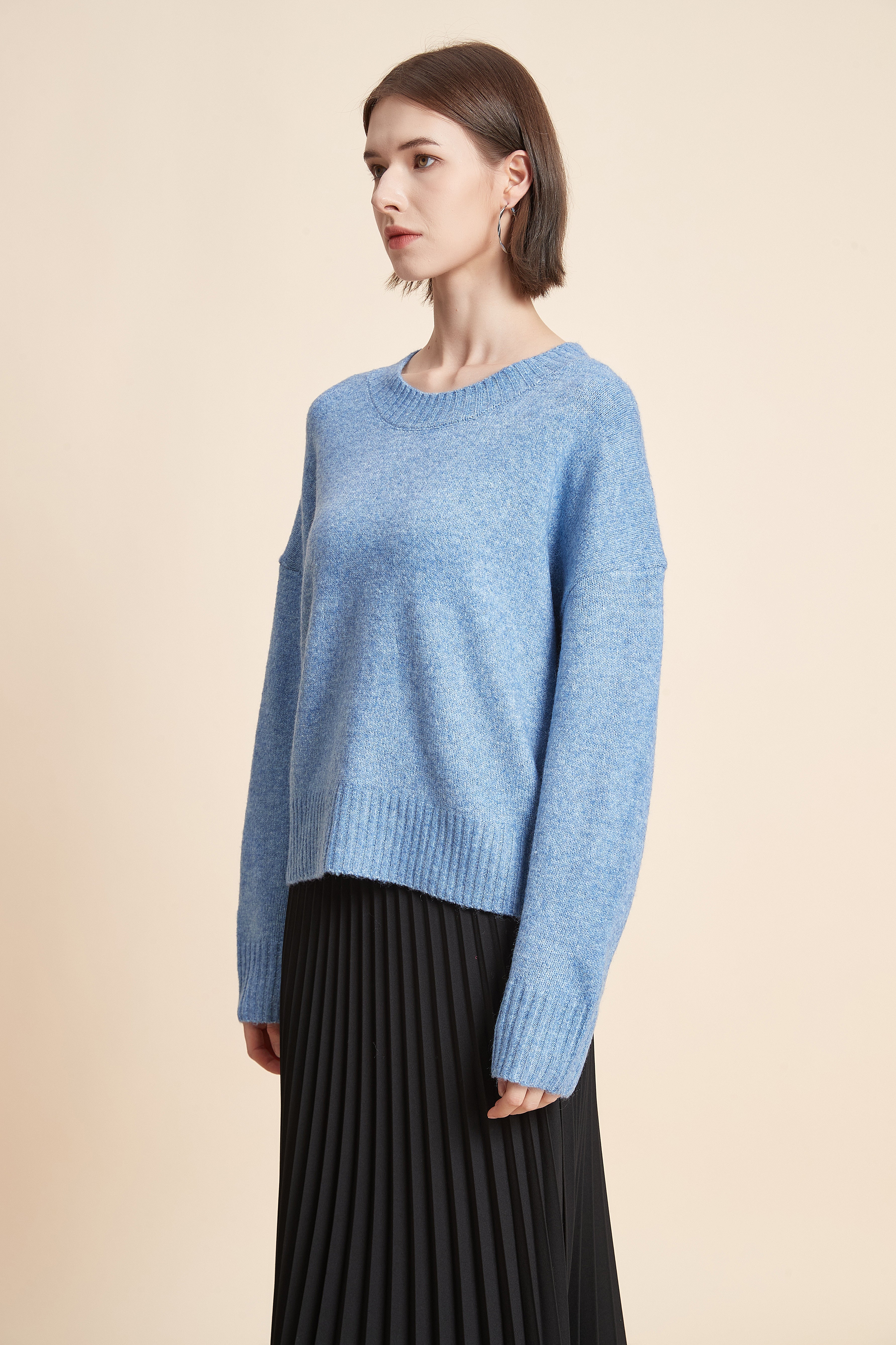 Long Sleeve Crew Neck Top