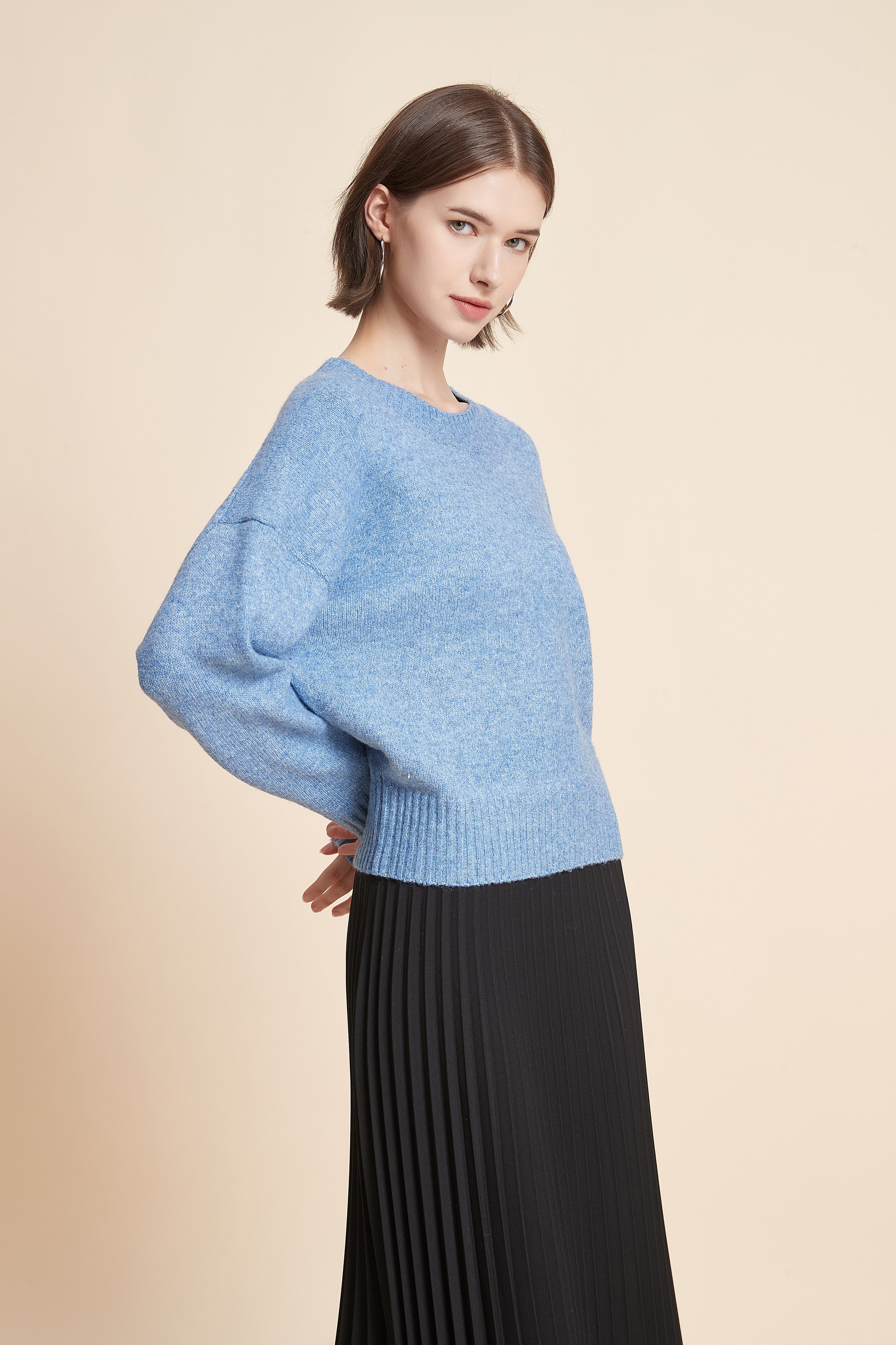 Long Sleeve Crew Neck Top