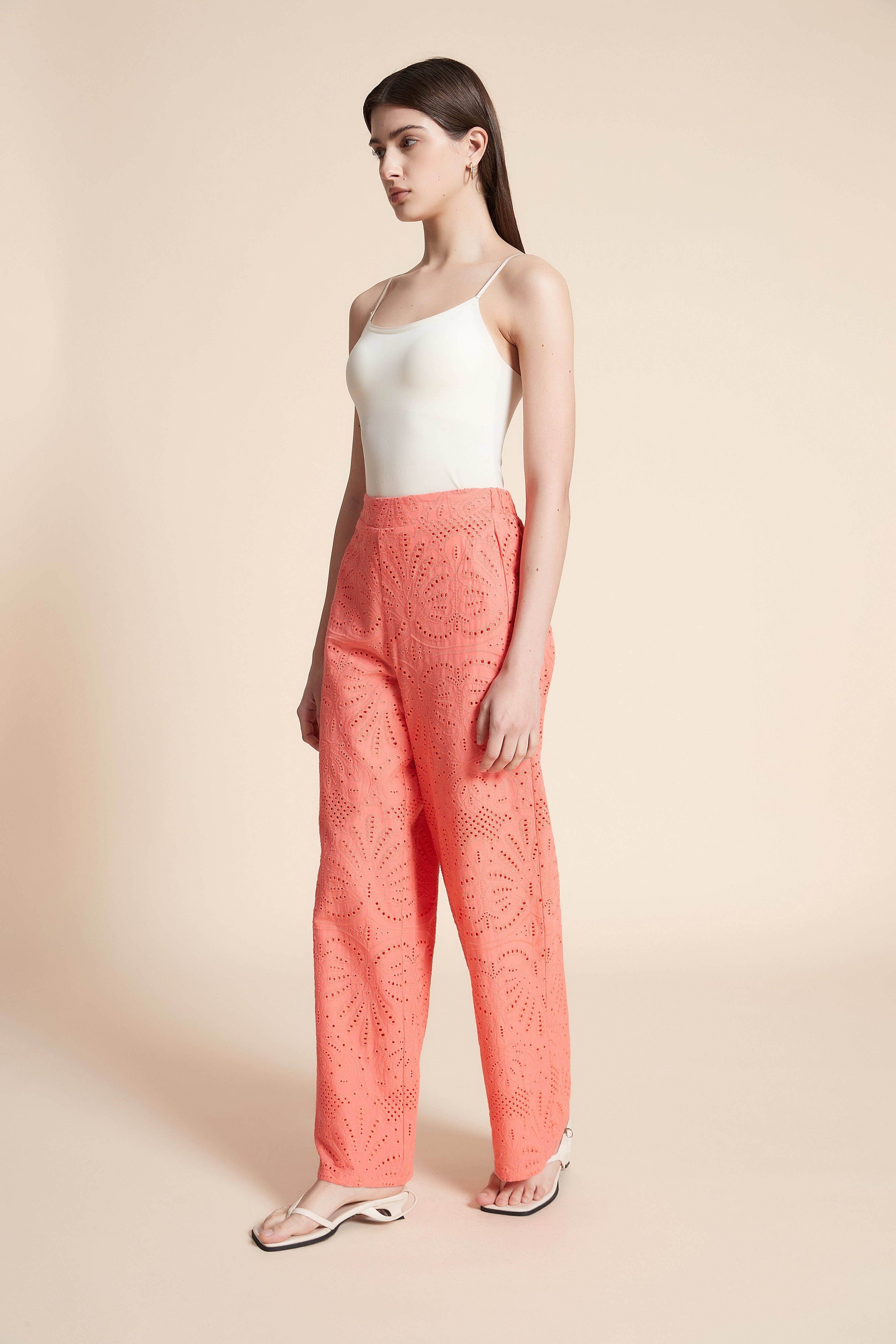 Wide Printed Long Pants