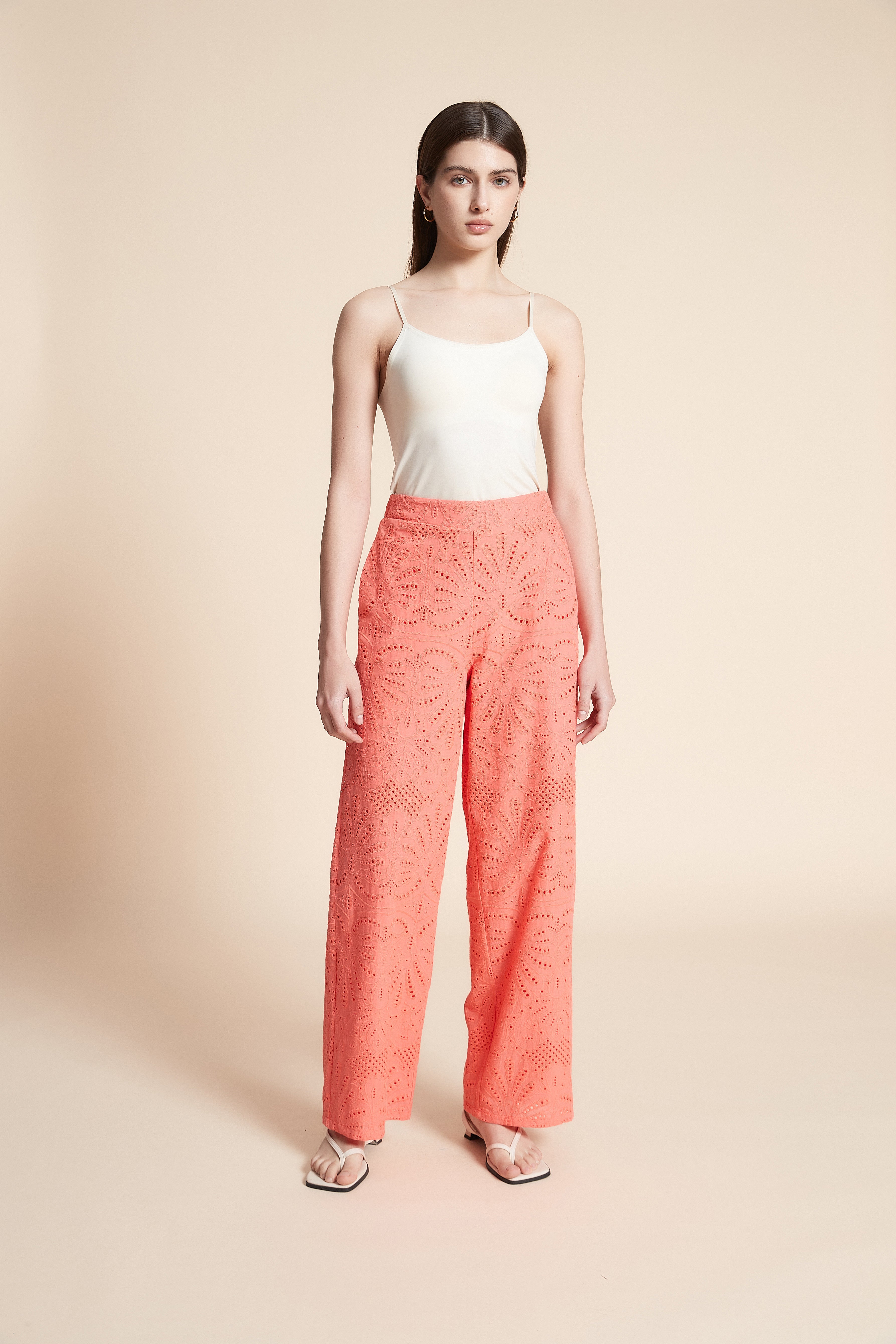 Wide Printed Long Pants