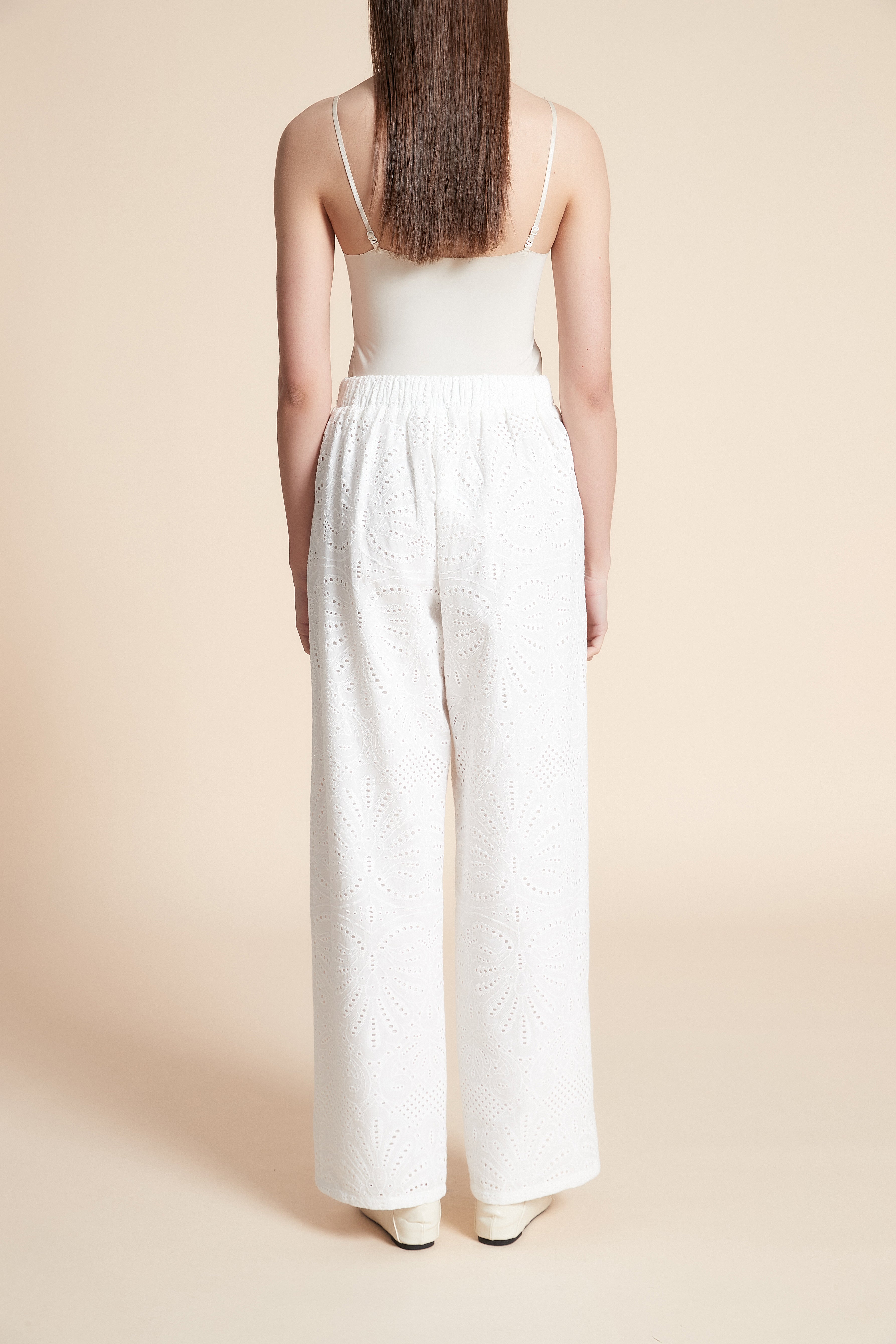 Wide Printed Long Pants