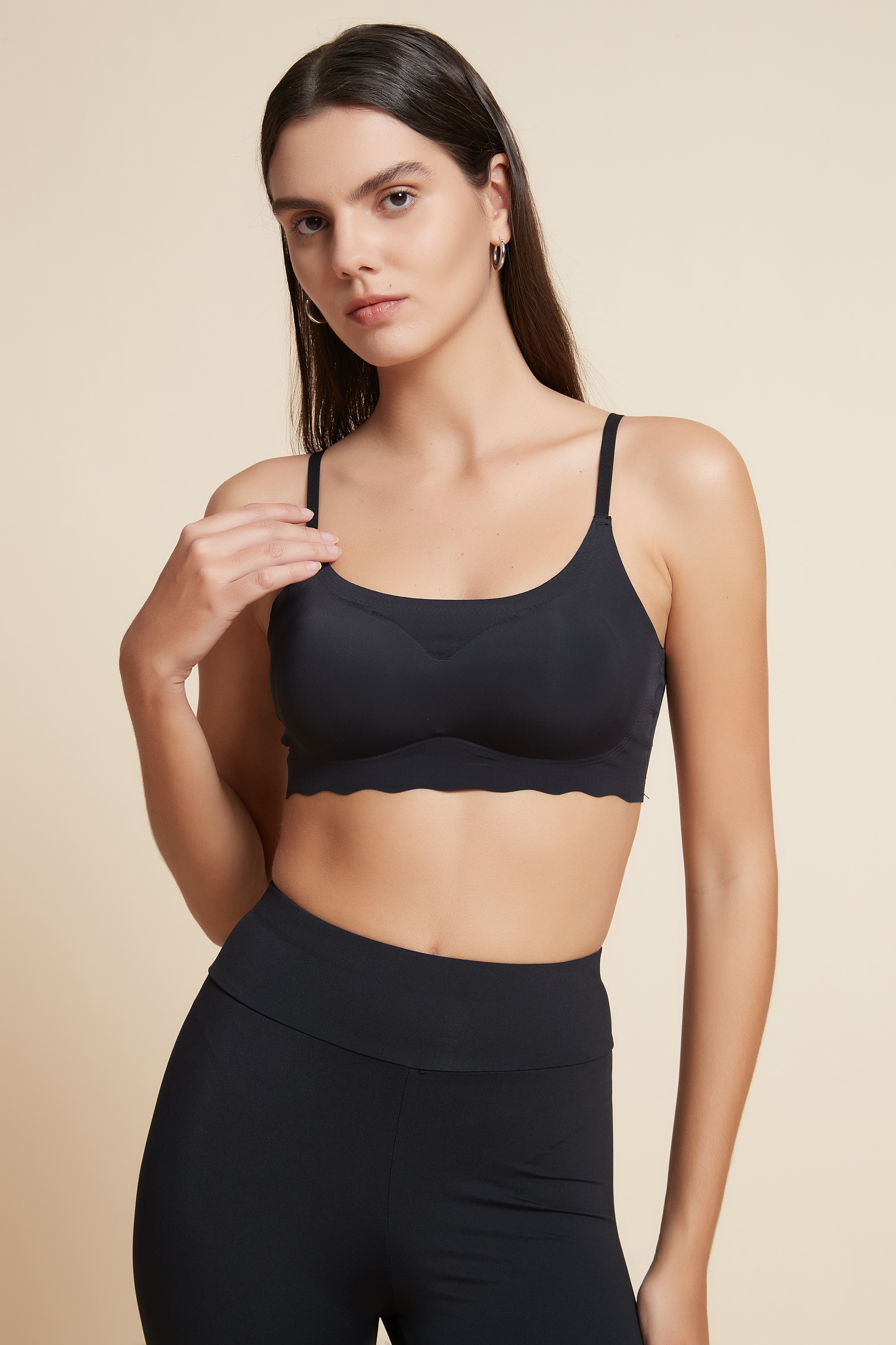 Soft Bra and 3/4 Leggings Set
