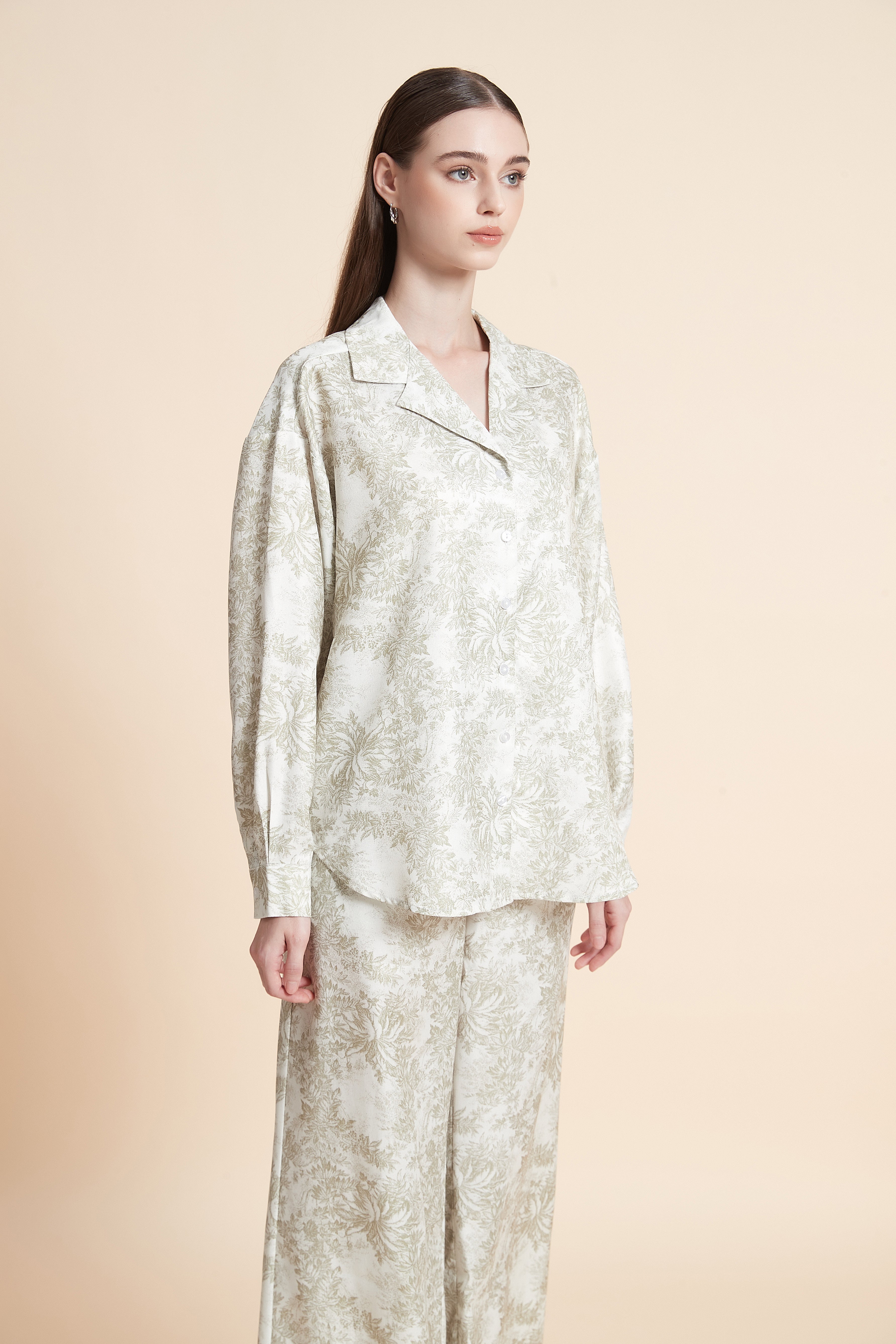 Long sleeve printed shirt