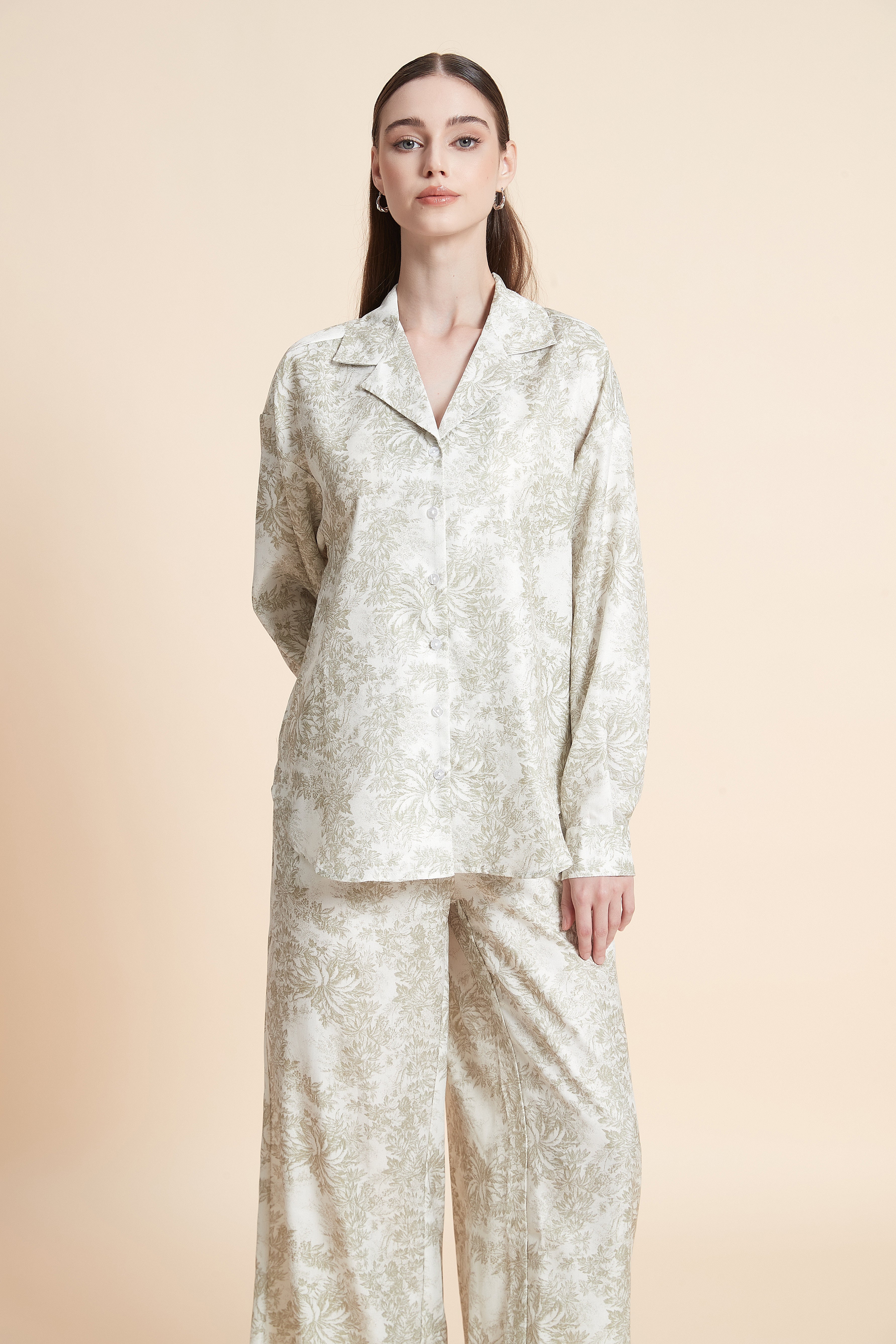 Long sleeve printed shirt