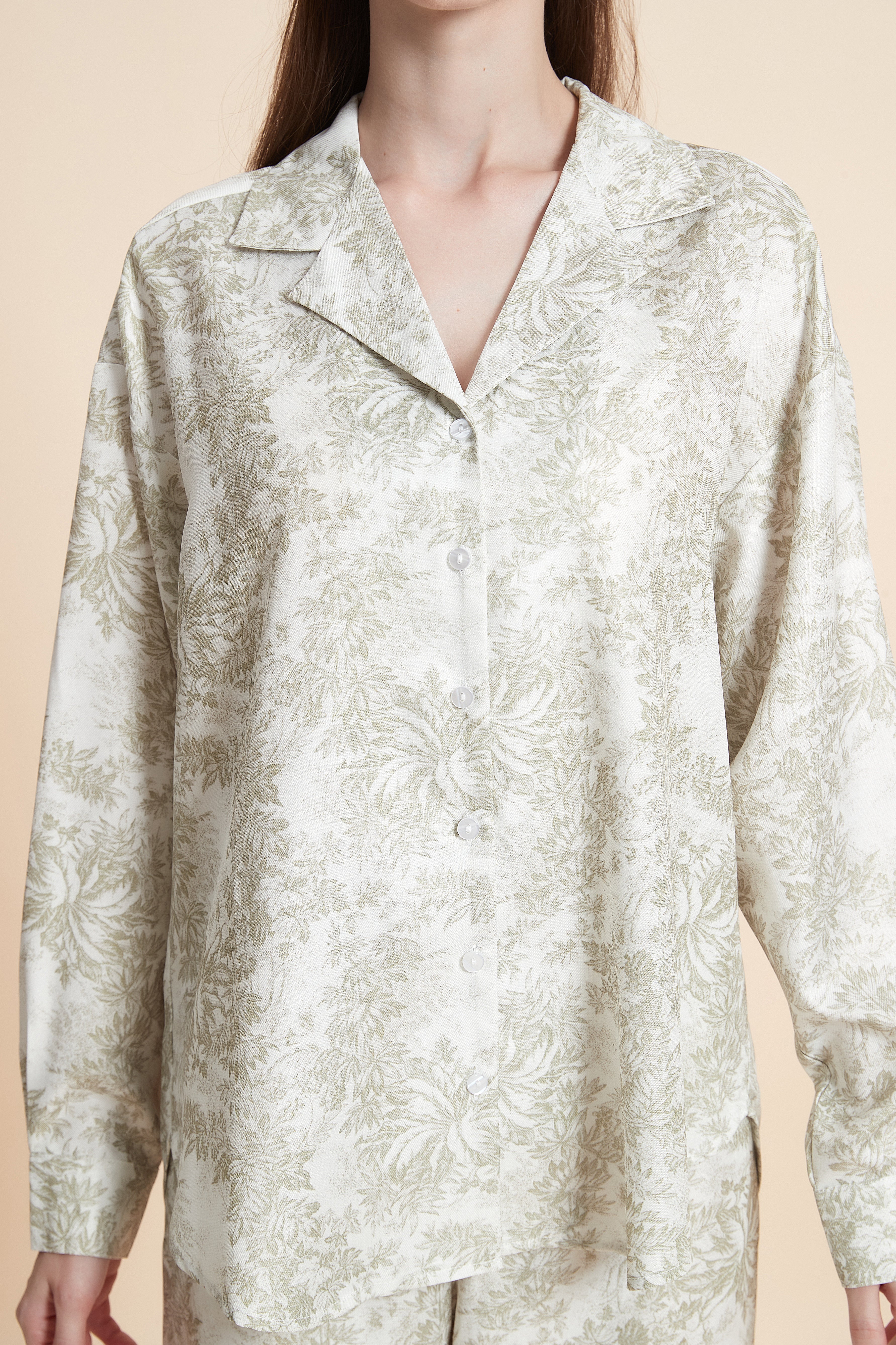 Long sleeve printed shirt