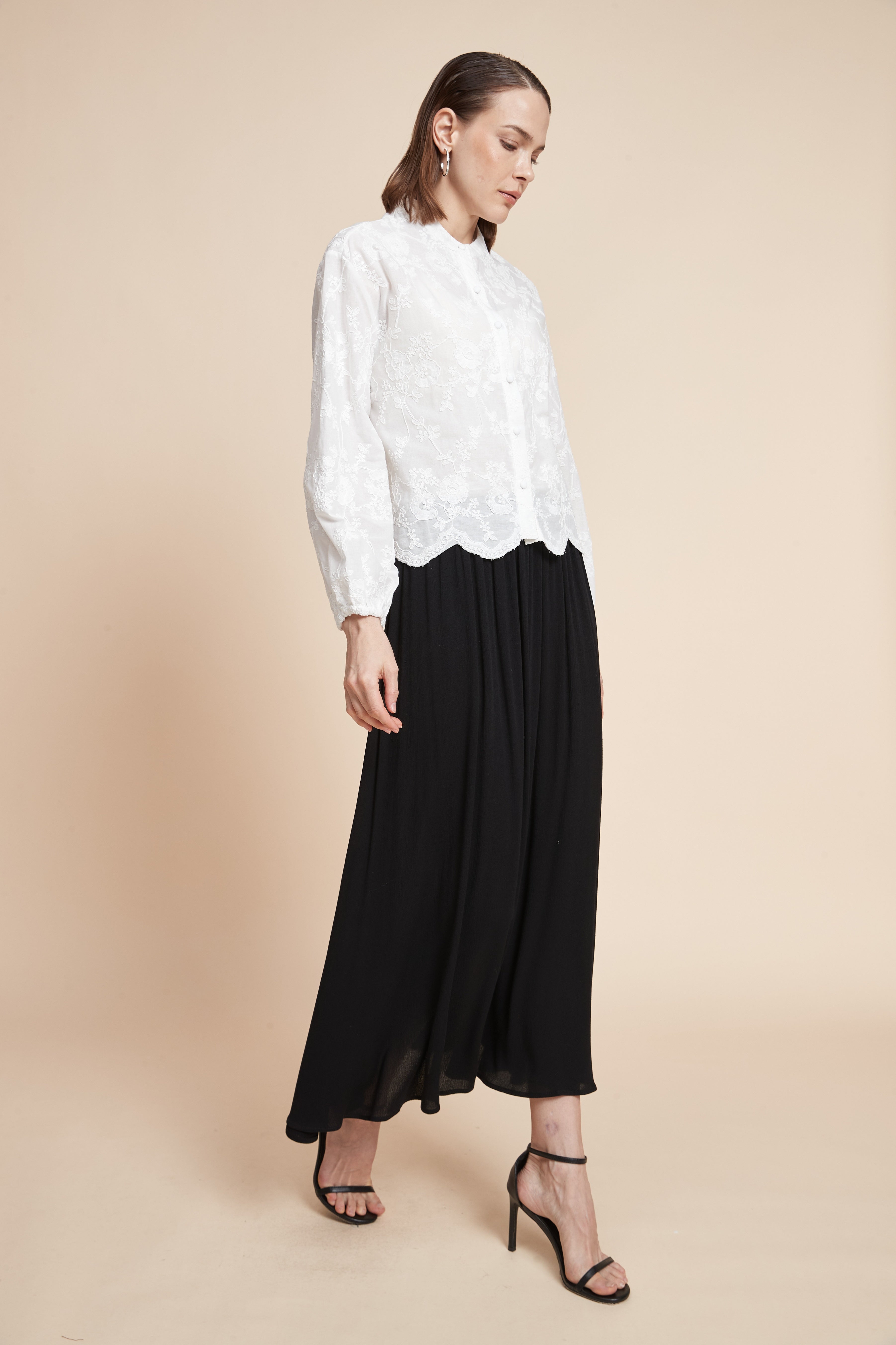 Long-Sleeved Patterned Shirt