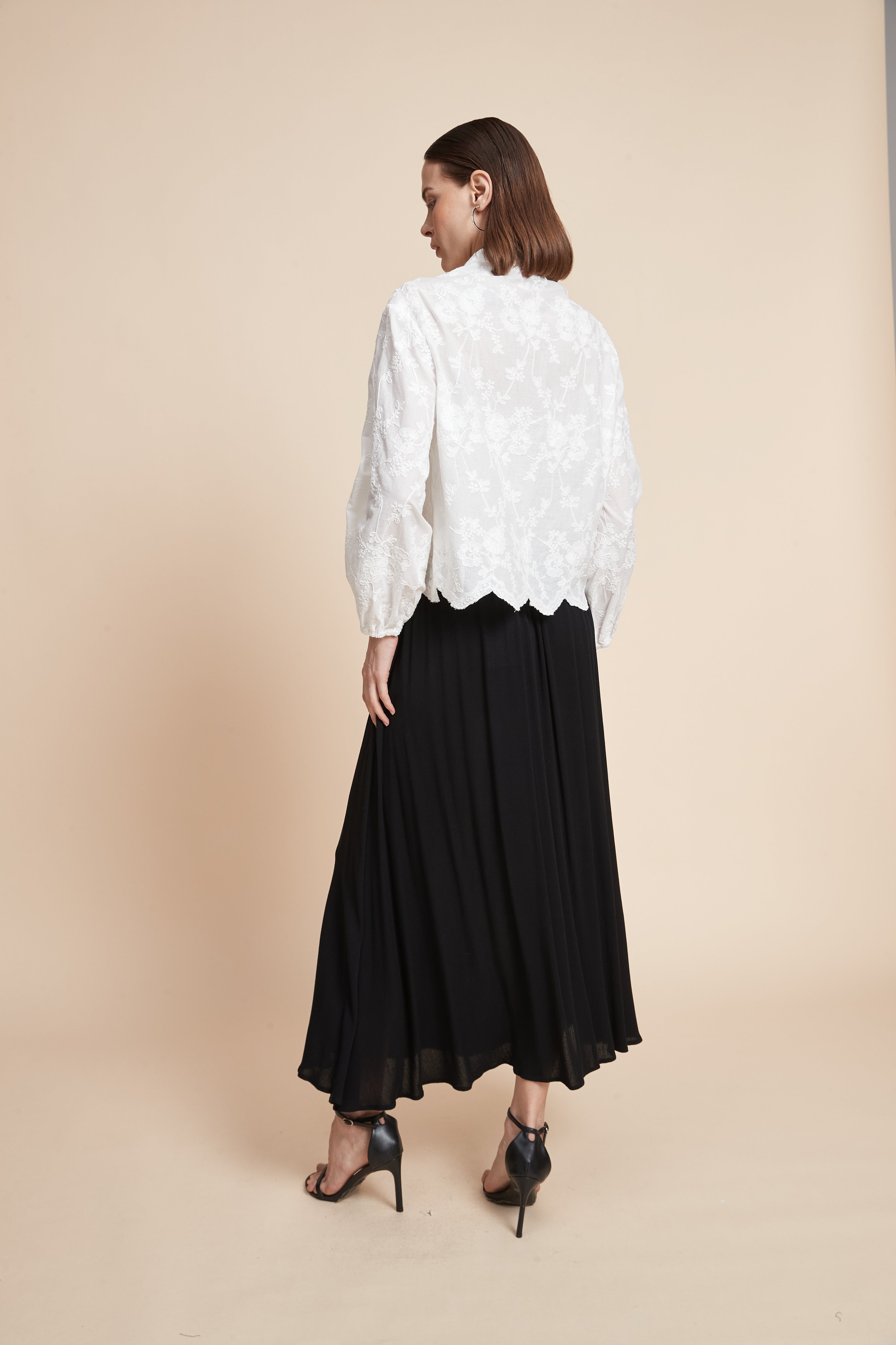Long-Sleeved Patterned Shirt