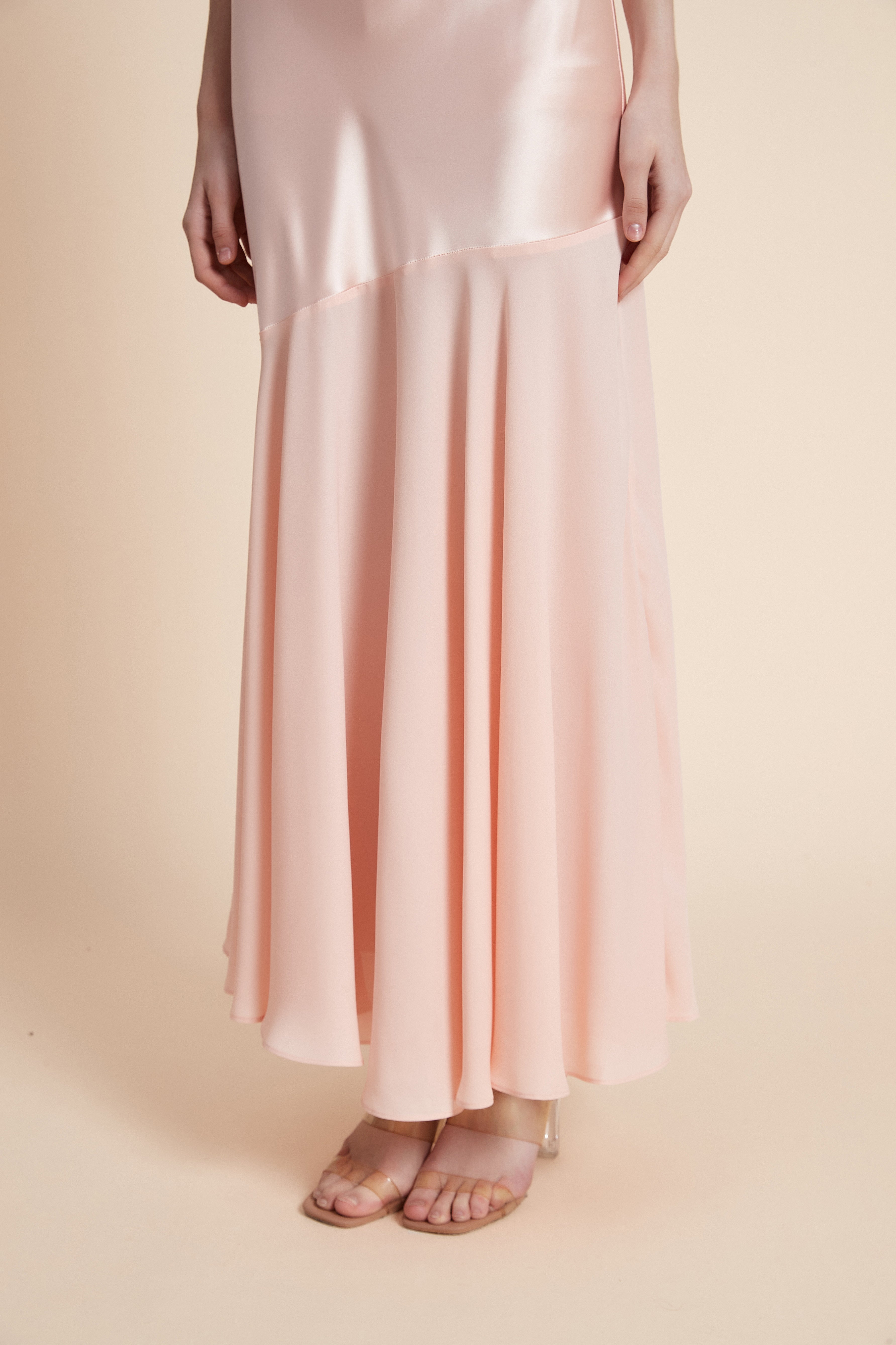 Sleeveless Plain Maxi Dress