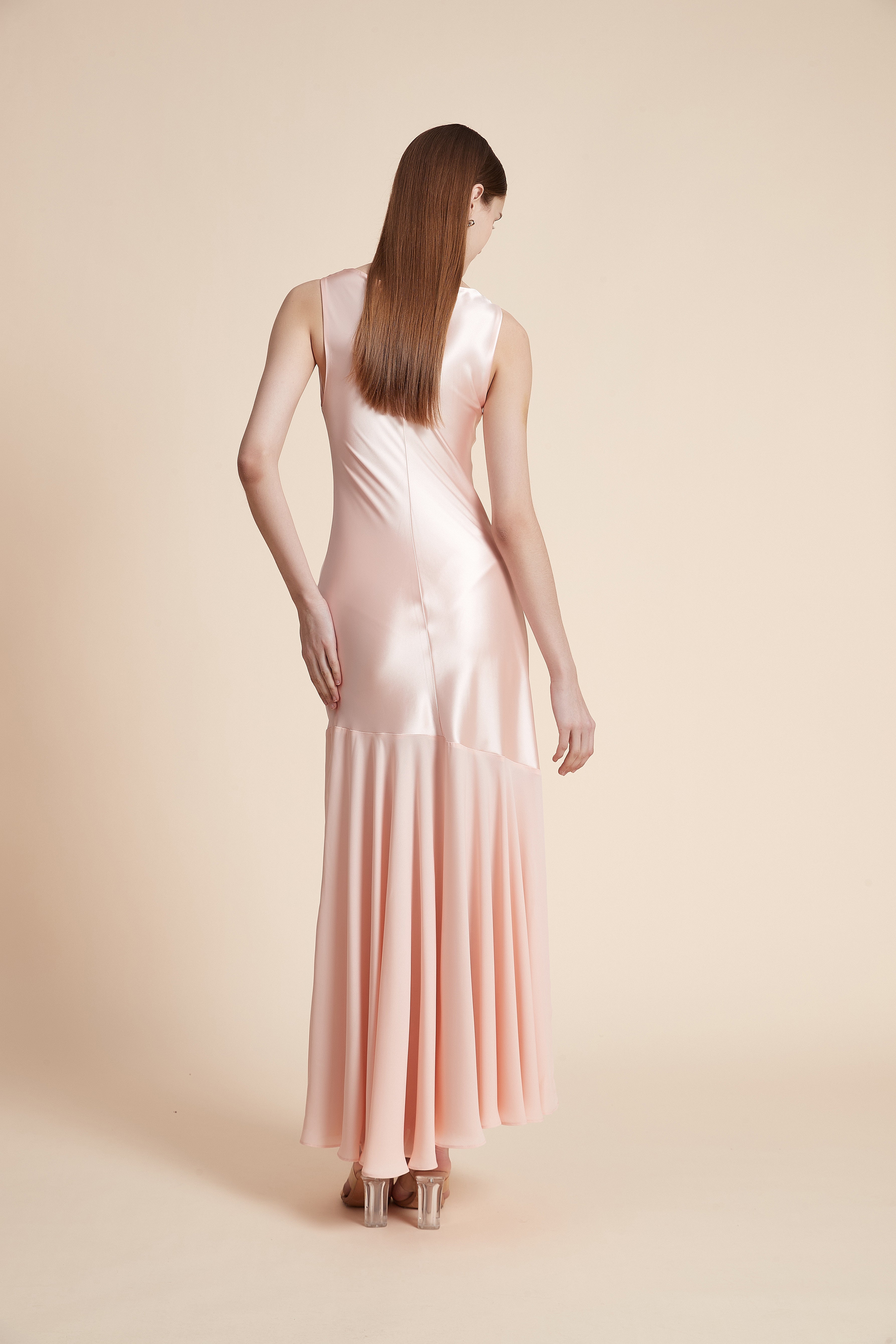 Sleeveless Plain Maxi Dress