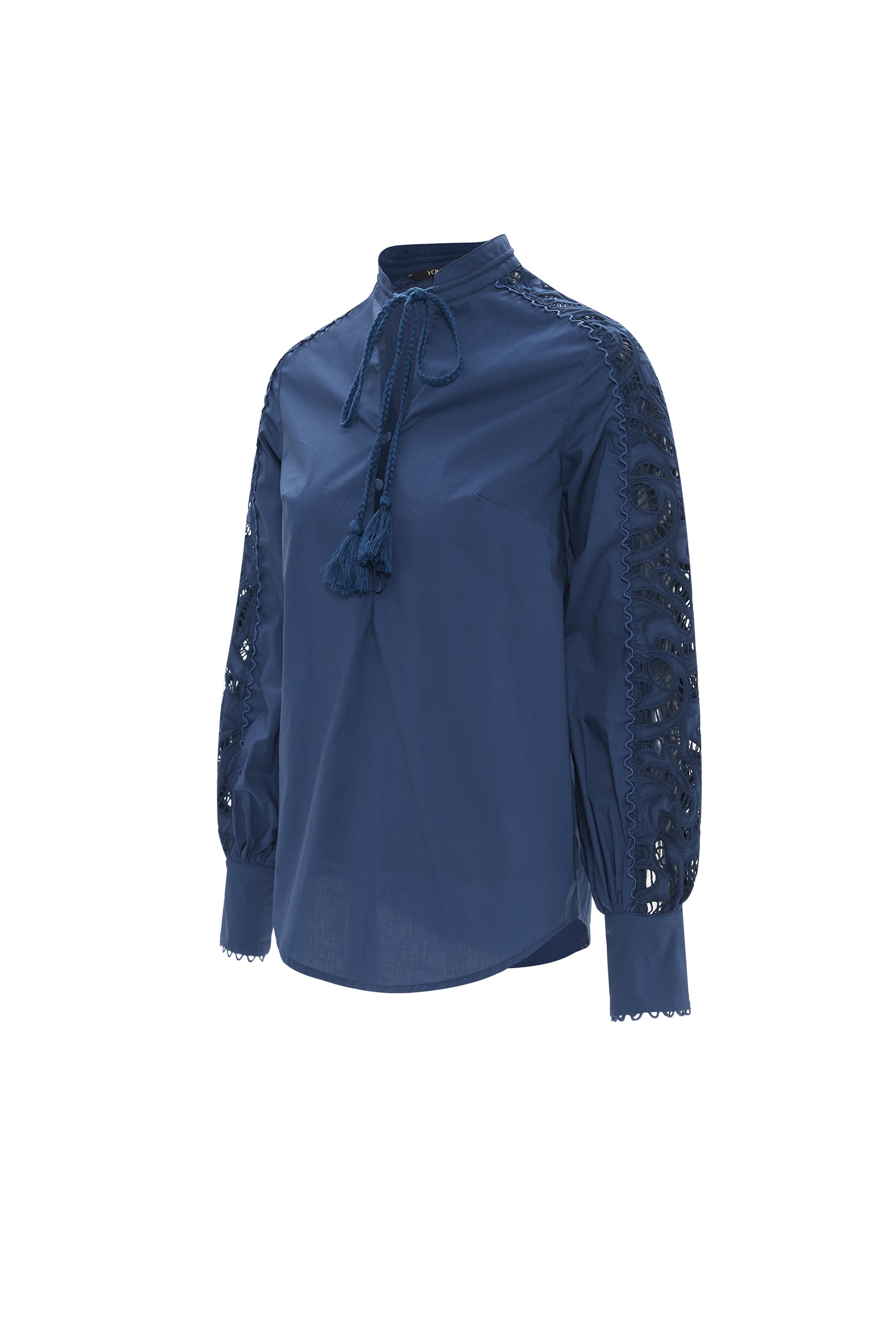 Long sleeve embroidered shirt