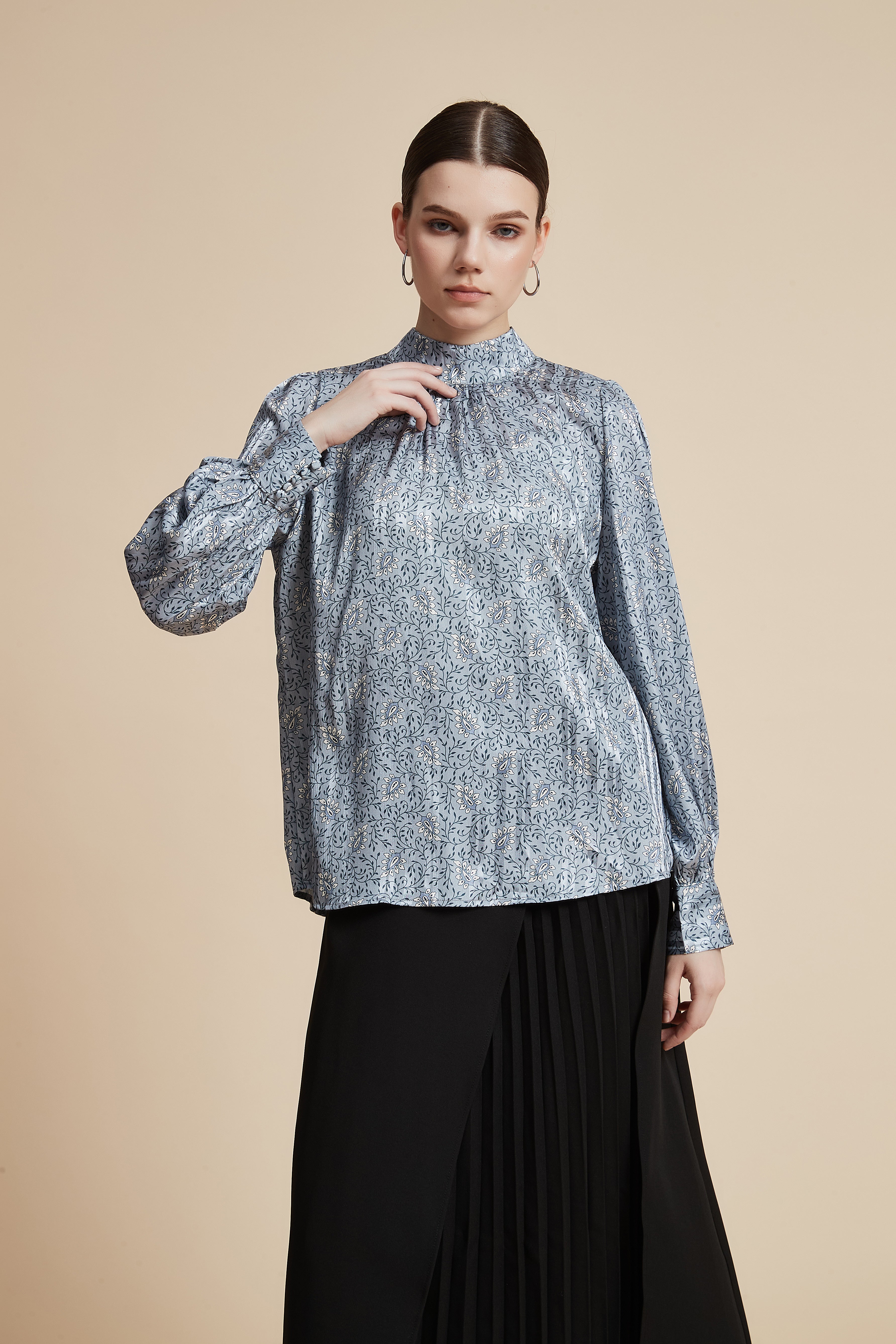 Floral Long Sleeve Blouse