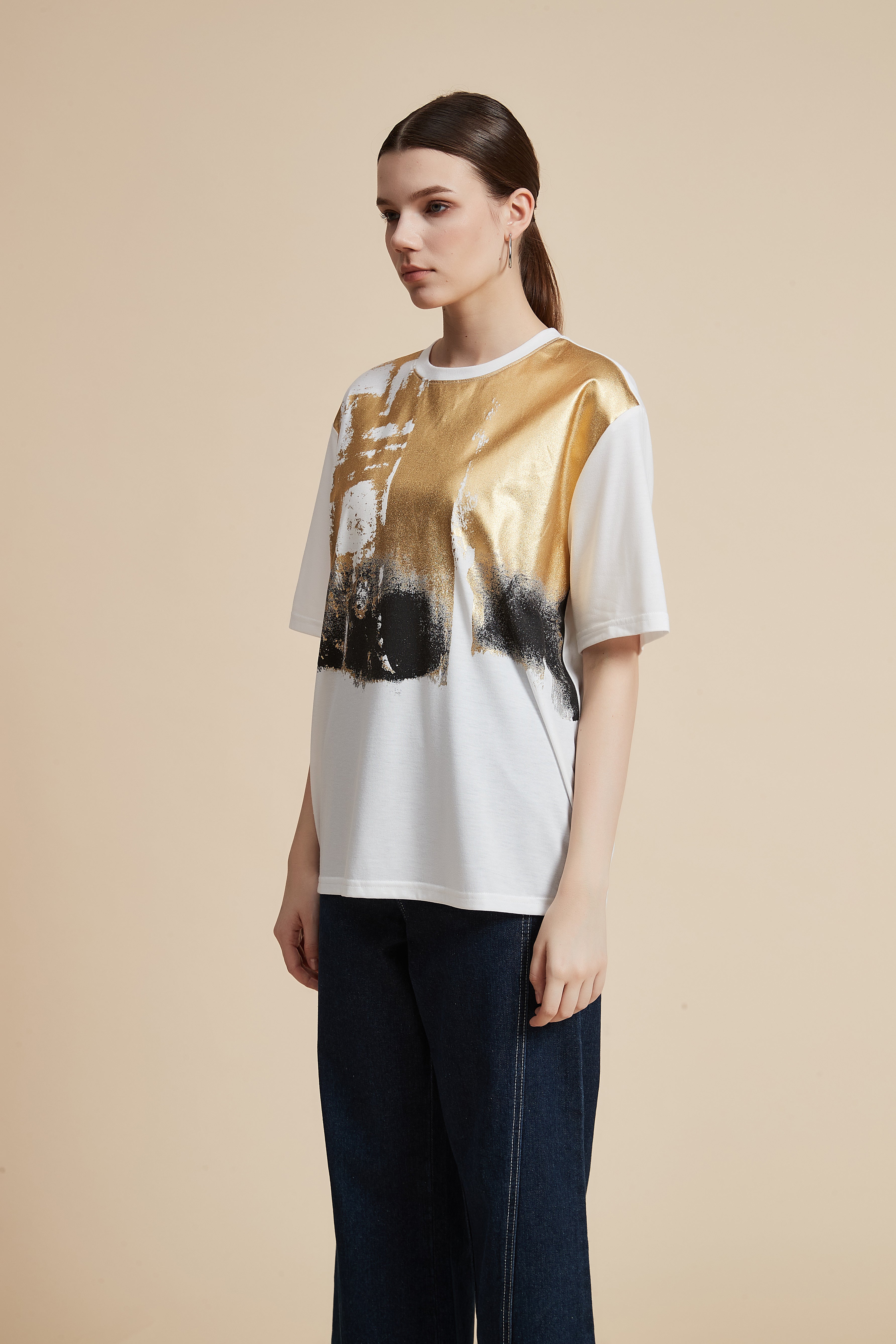 Printed Half Sleeve Blouse