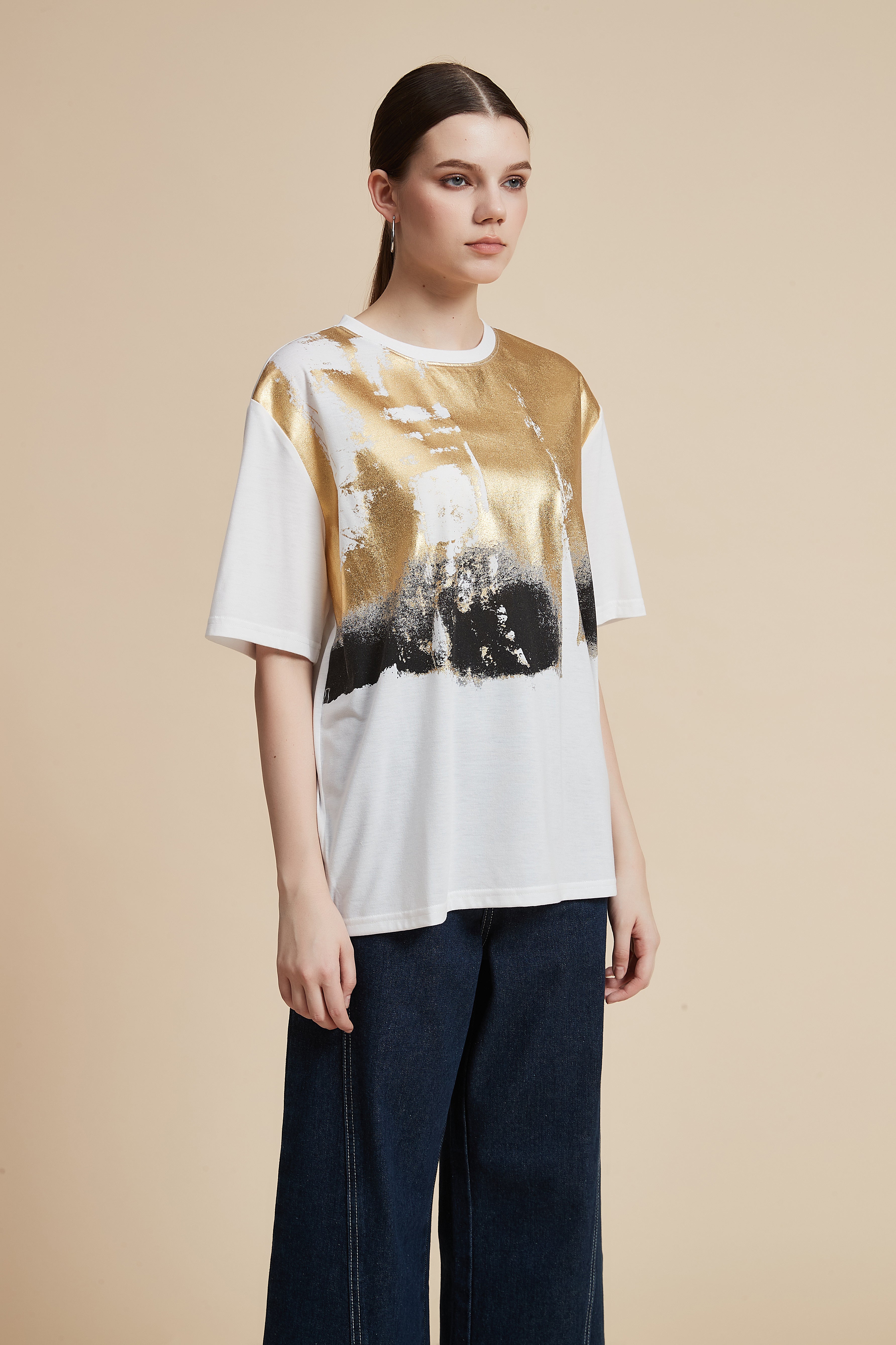 Printed Half Sleeve Blouse