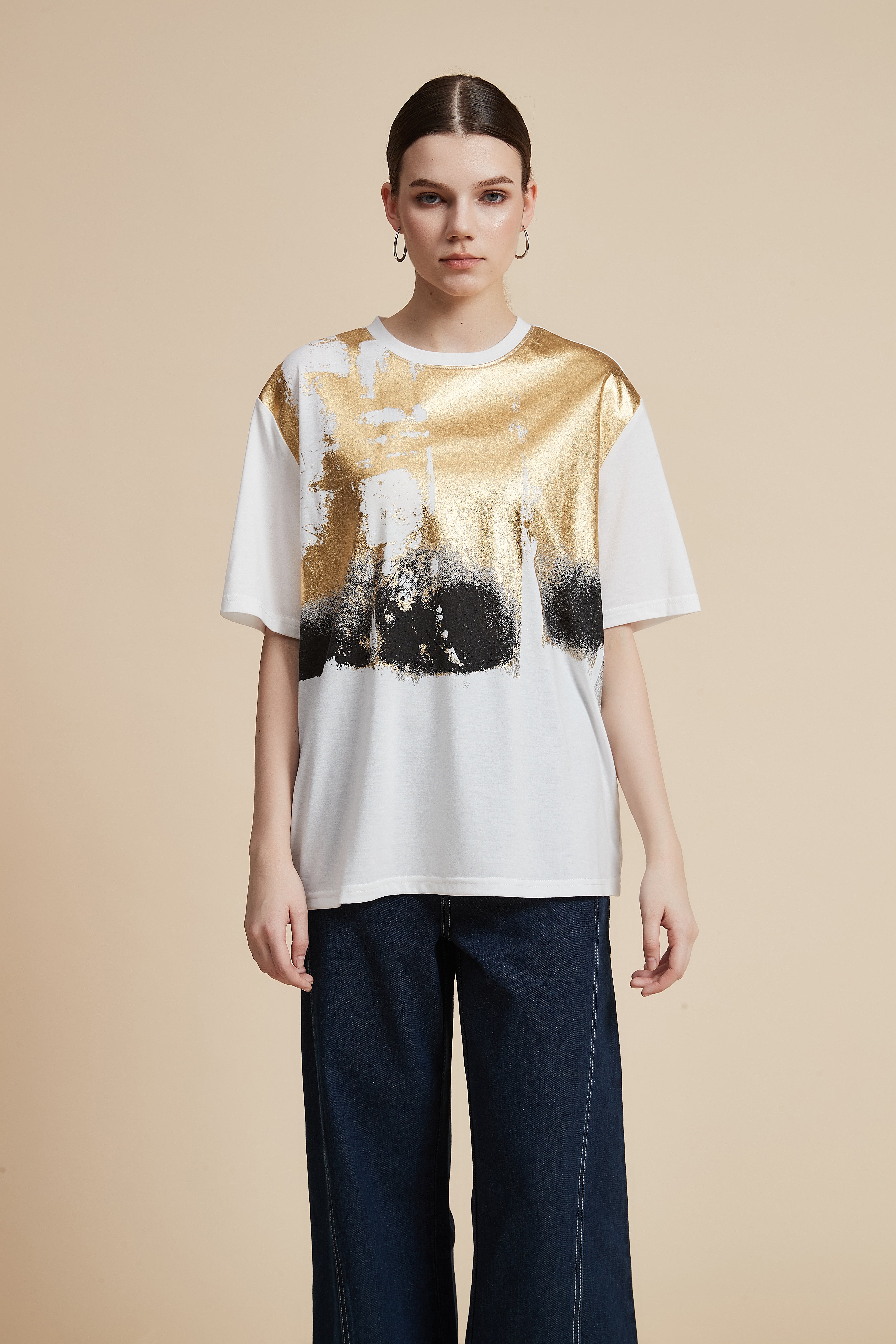 Printed Half Sleeve Blouse