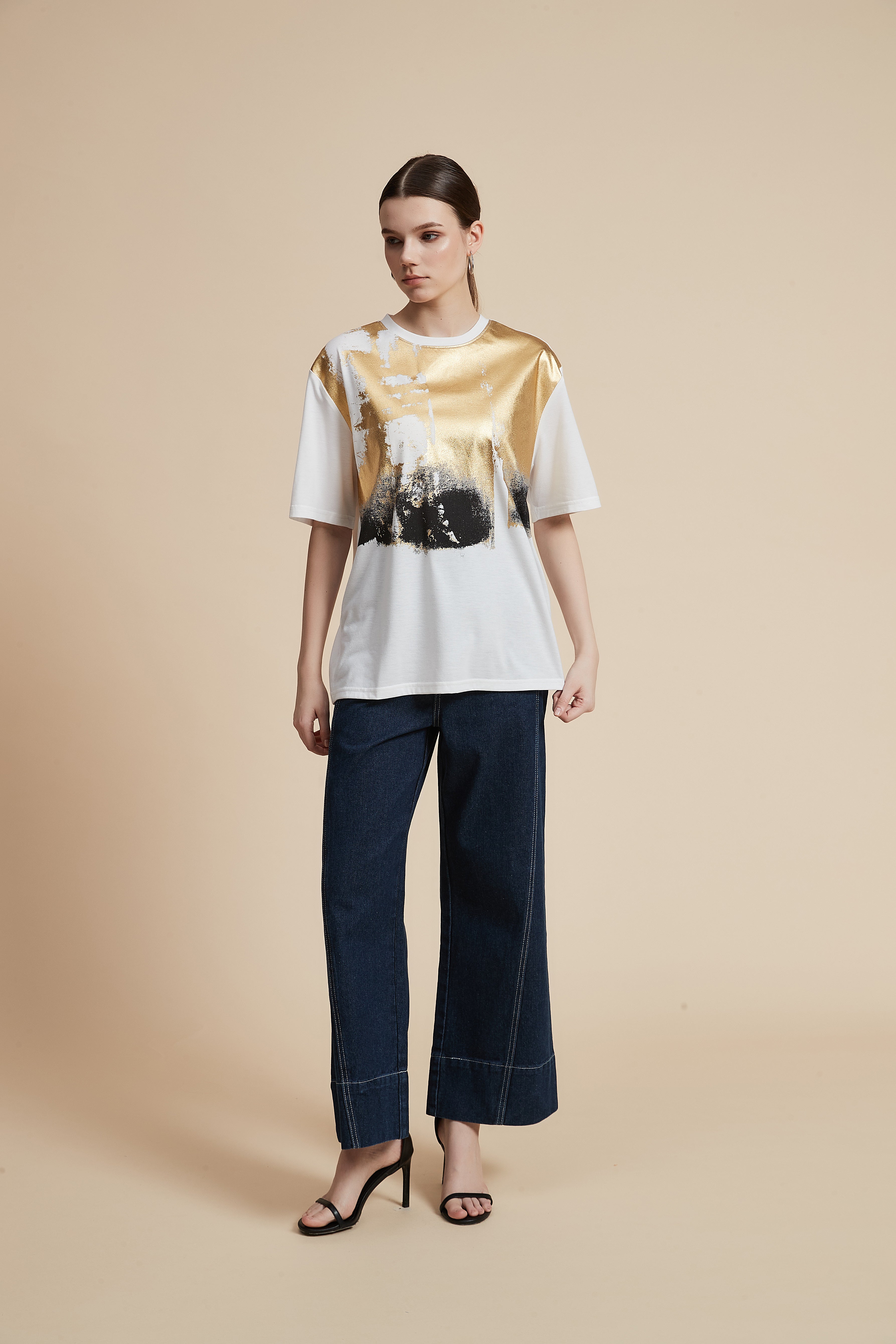 Printed Half Sleeve Blouse
