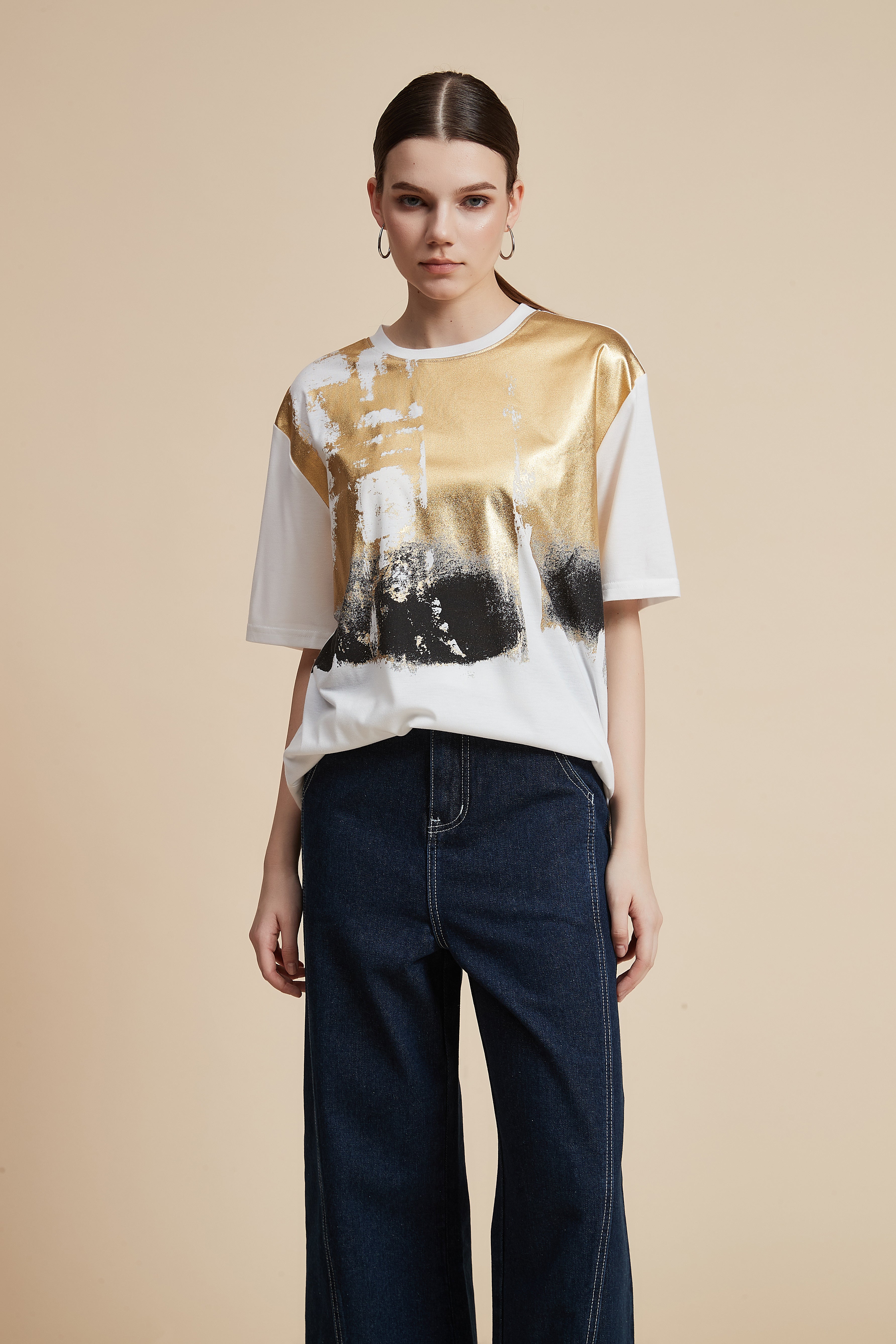 Printed Half Sleeve Blouse