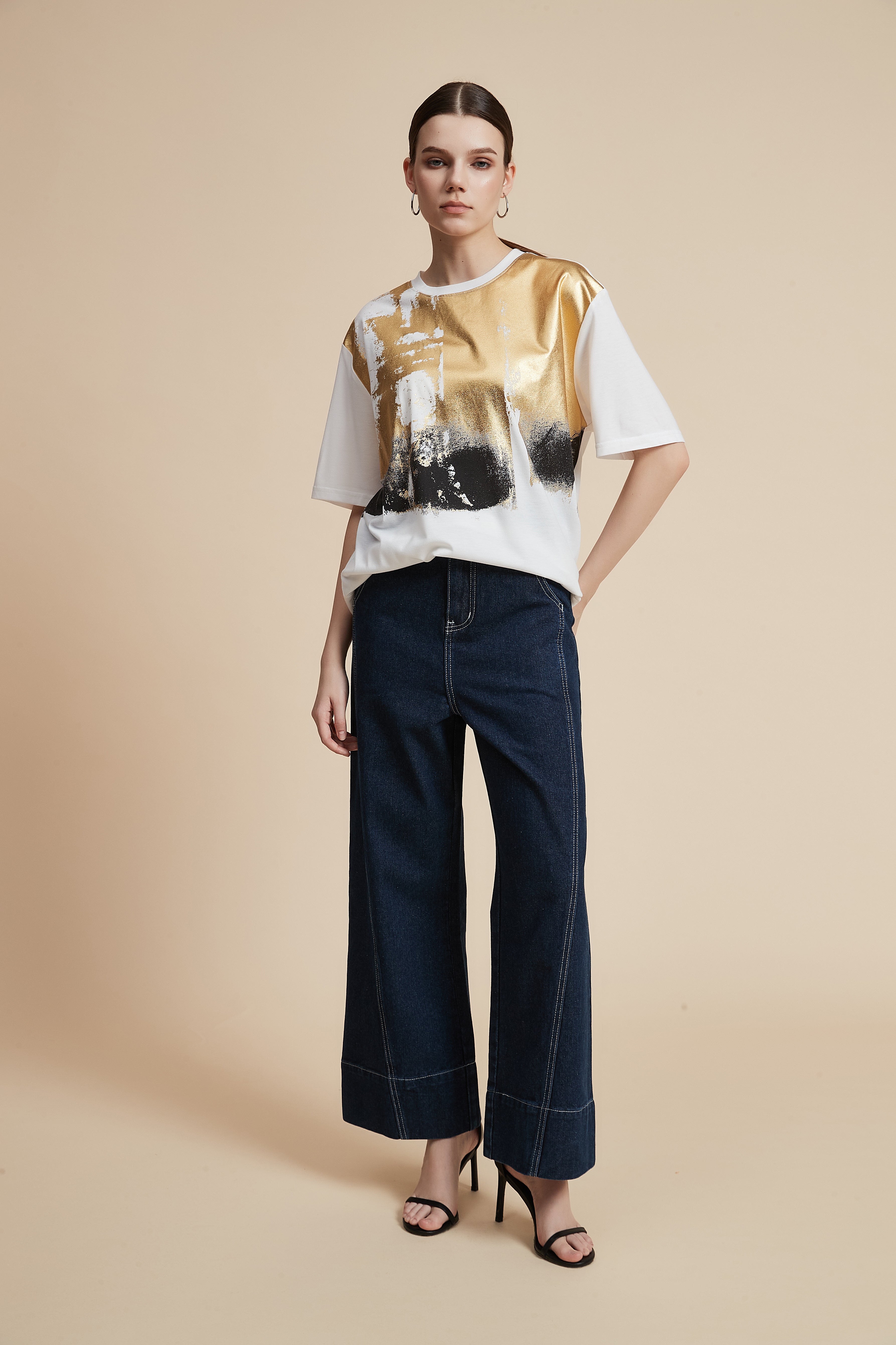 Printed Half Sleeve Blouse