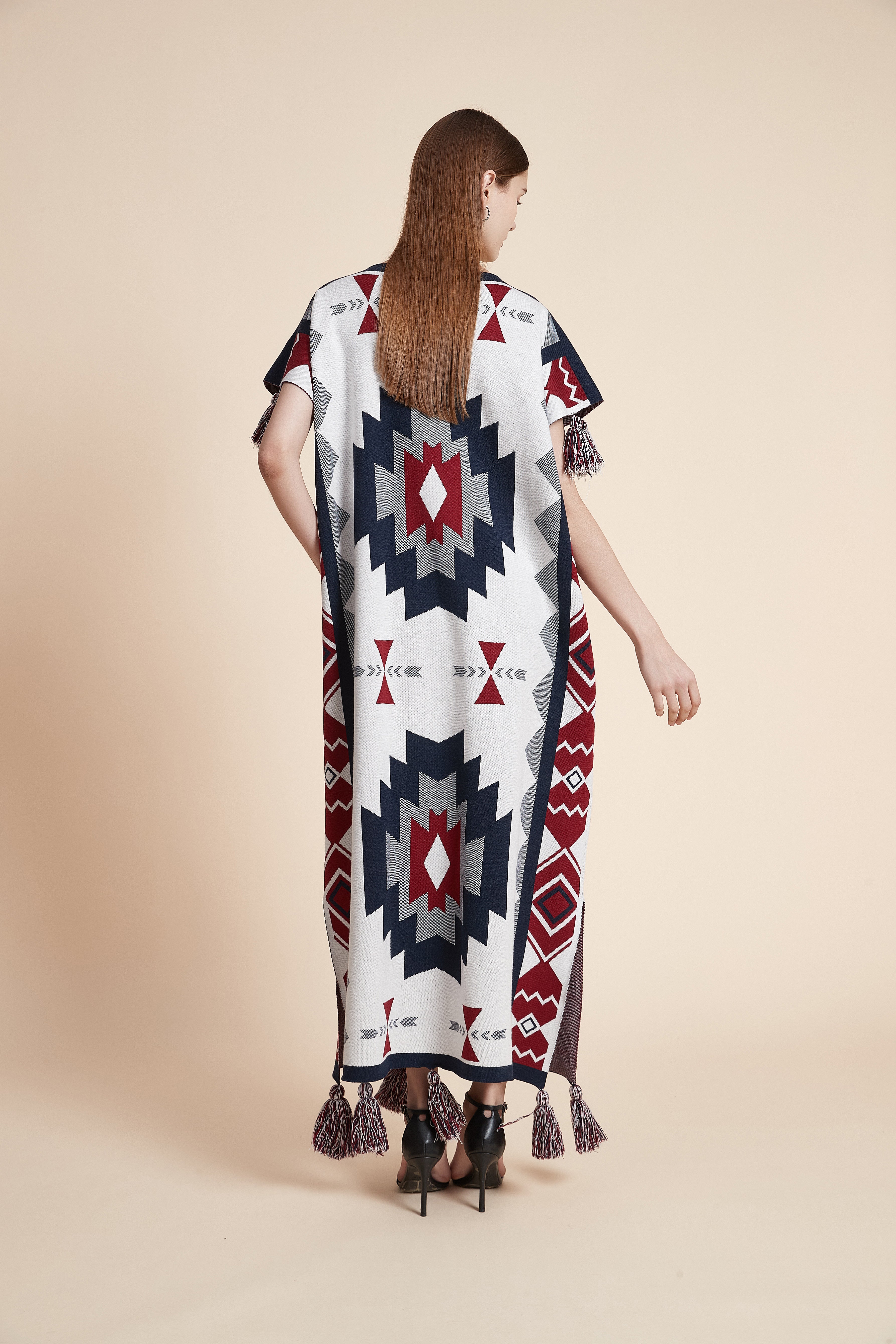 Desert Mosaic Tassel Kaftan