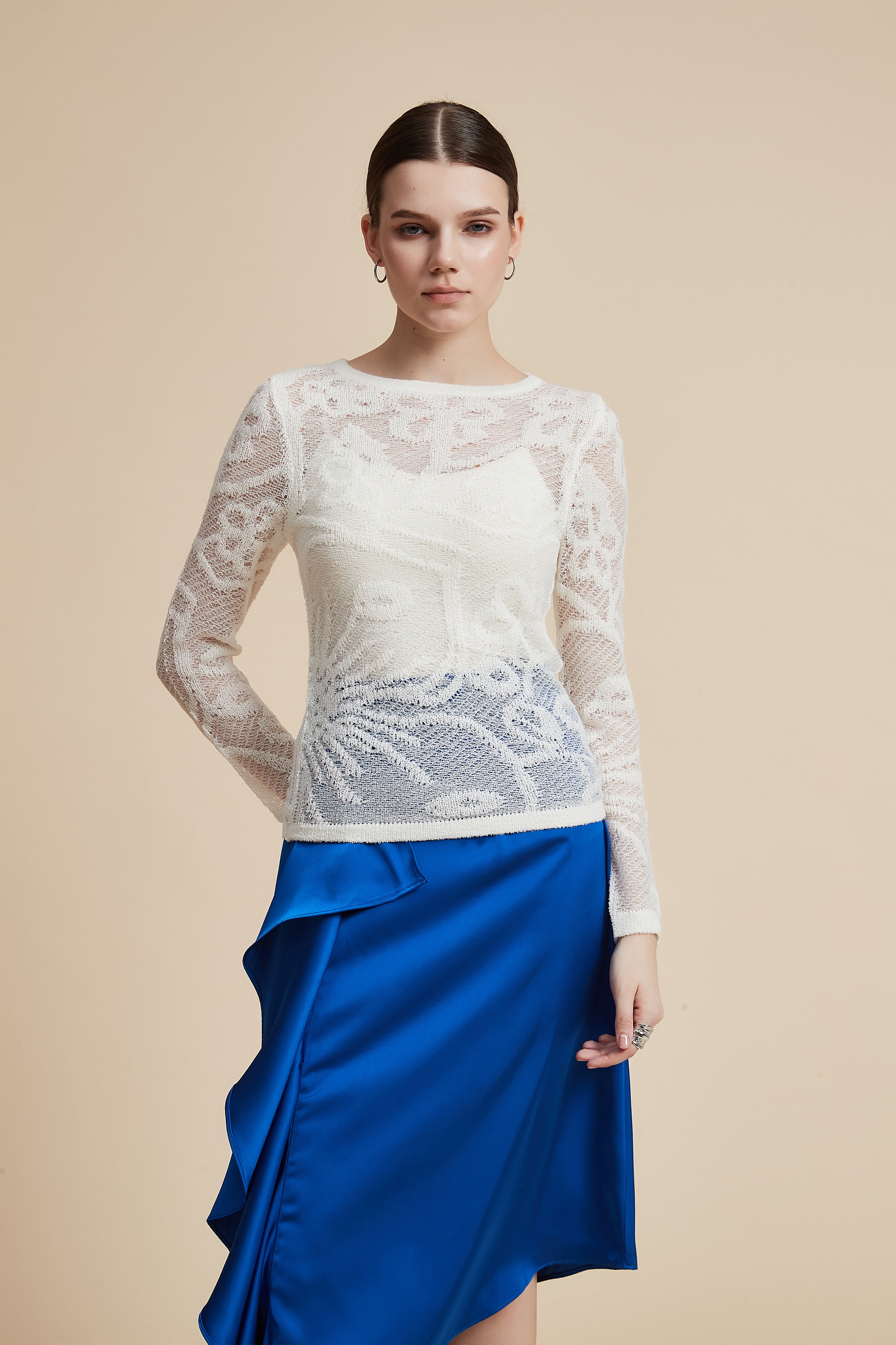 Crochet Waist-Length Sweater