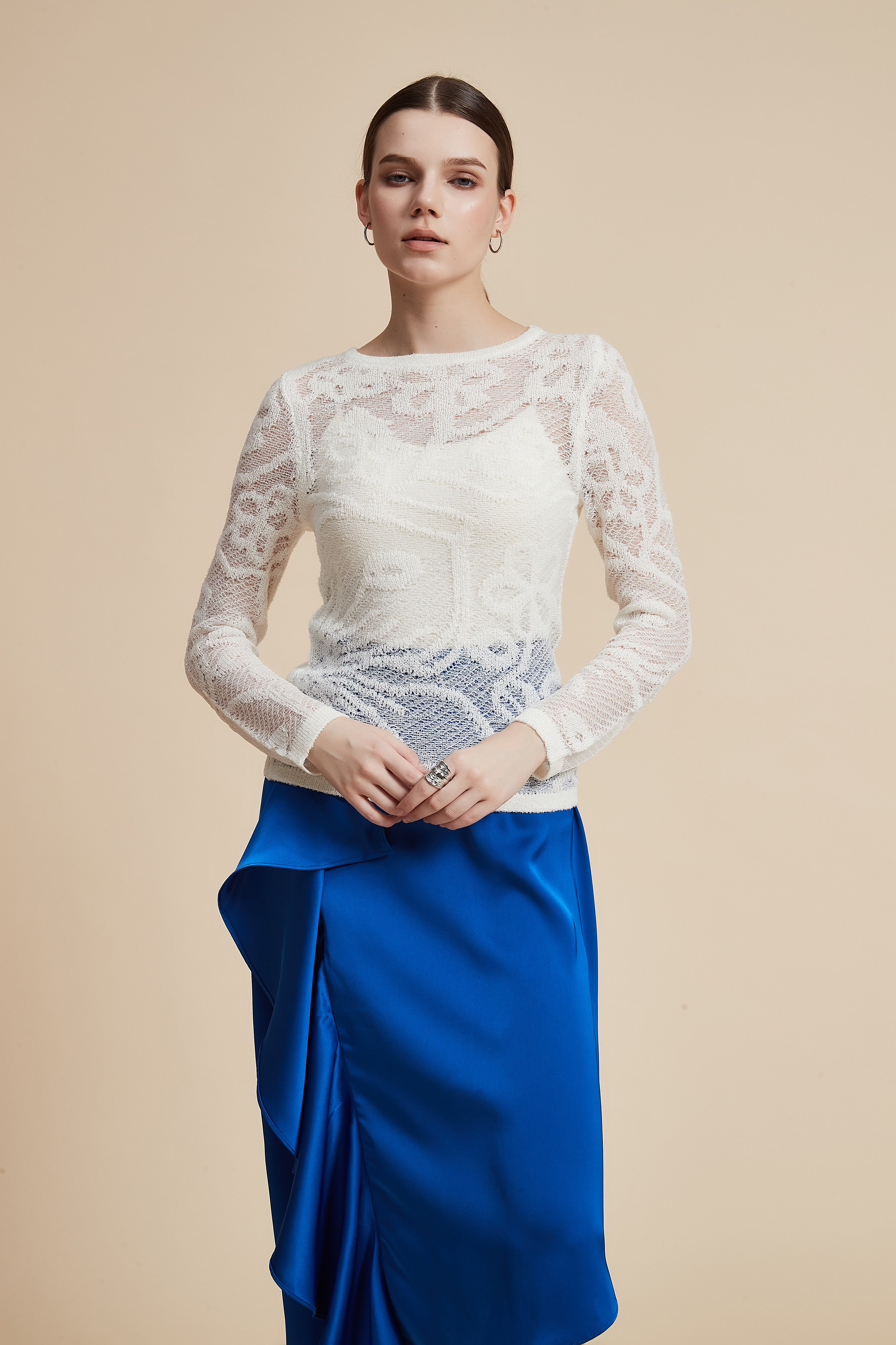 Crochet Waist-Length Sweater