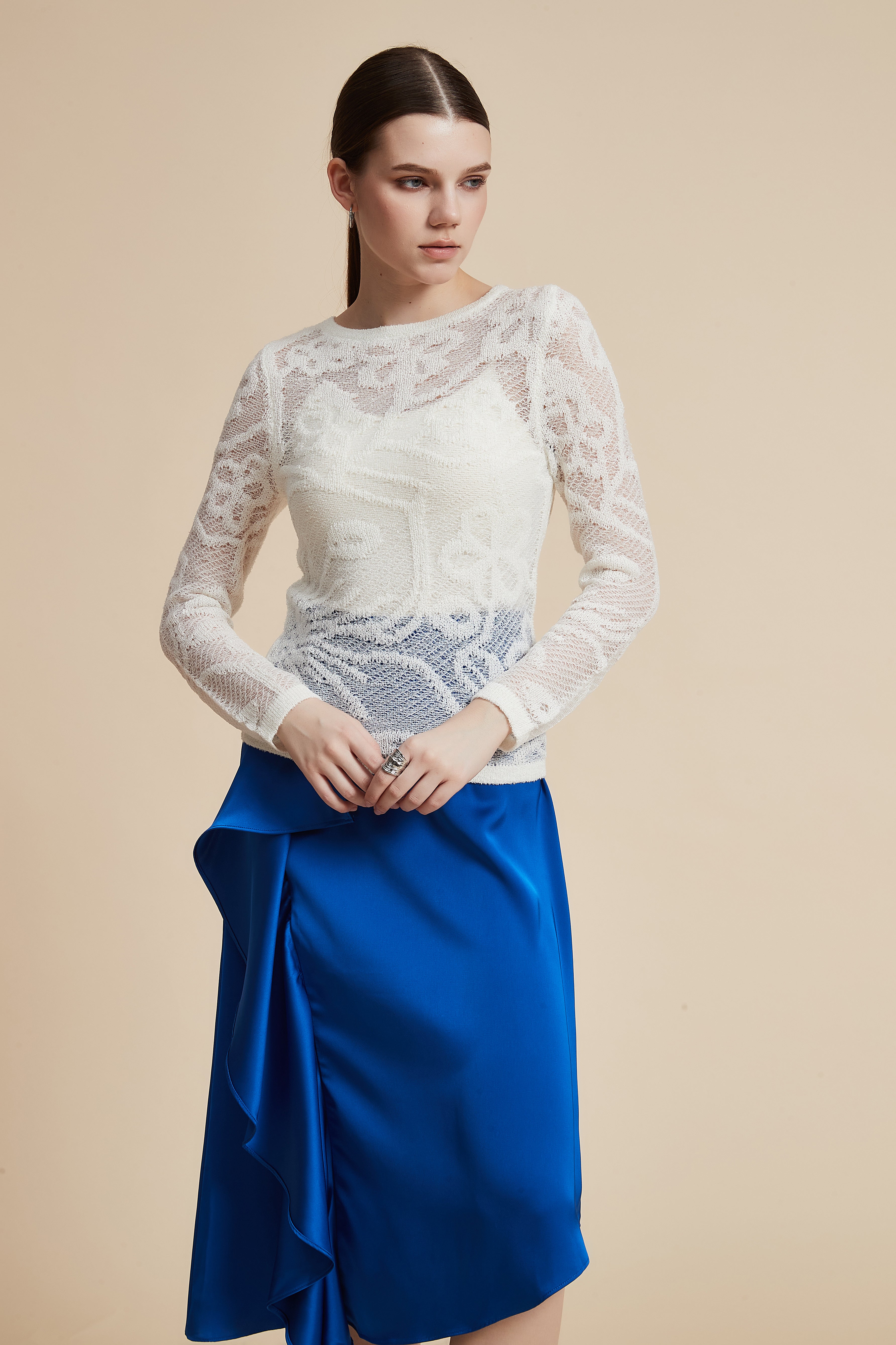 Crochet Waist-Length Sweater