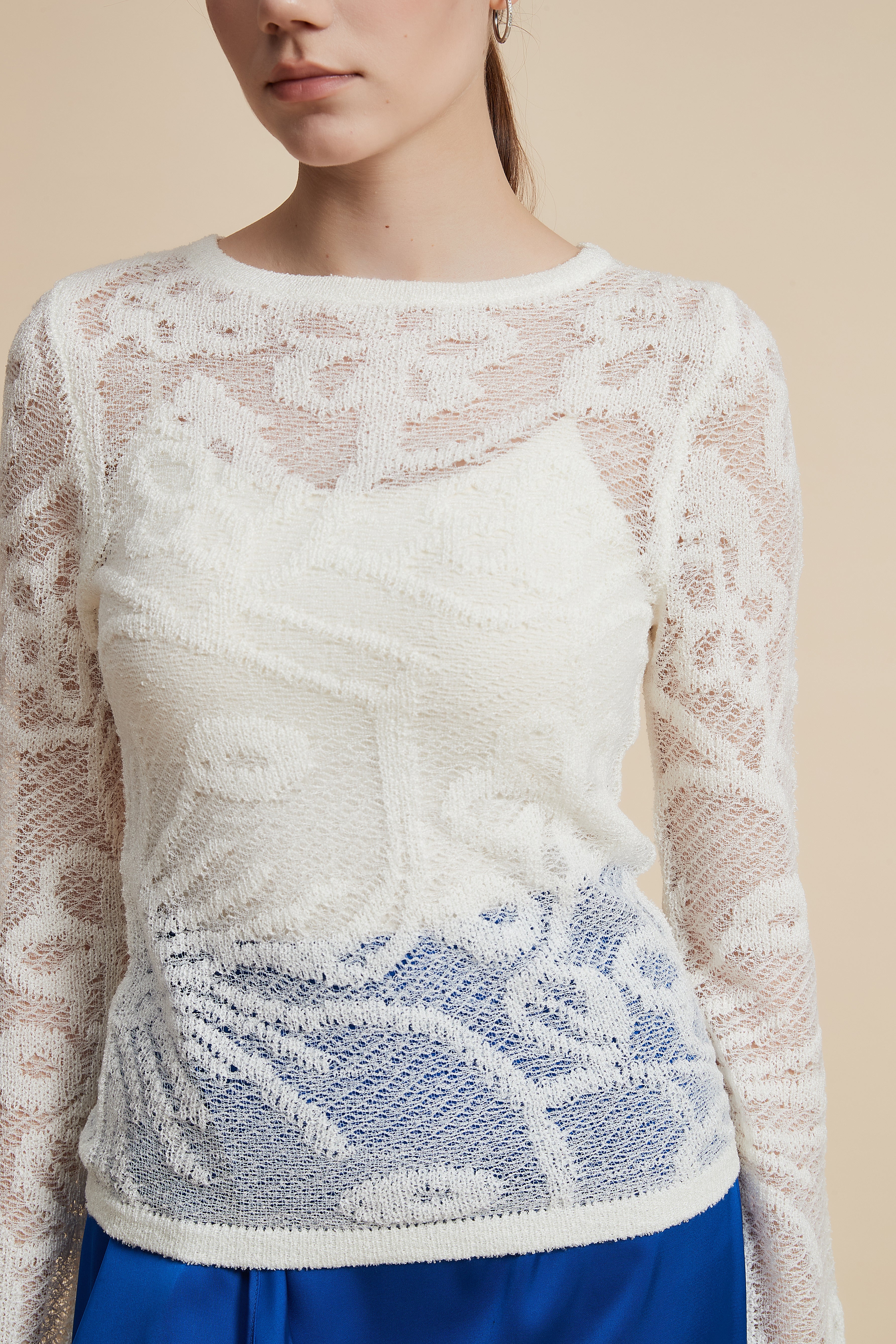 Crochet Waist-Length Sweater