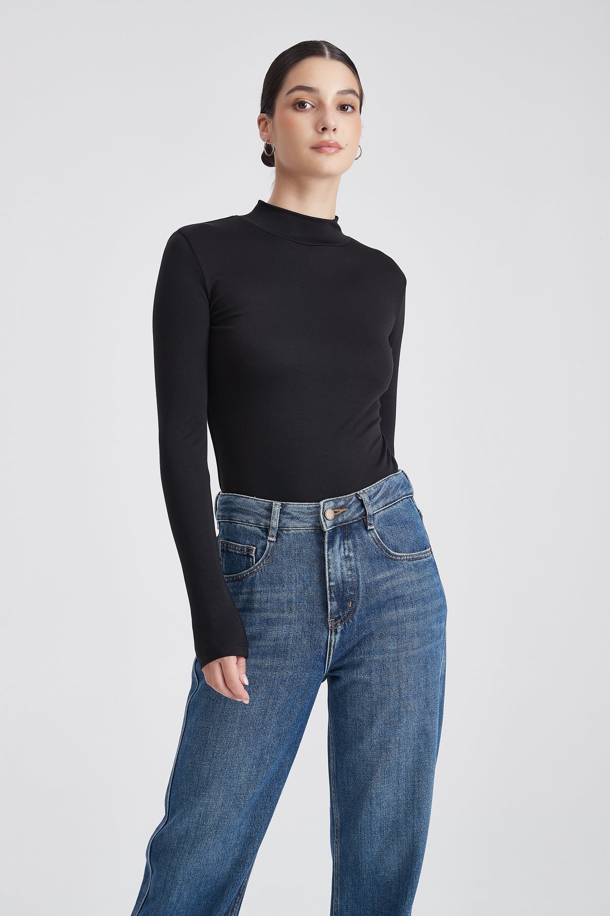 Plain Long Sleeve Top