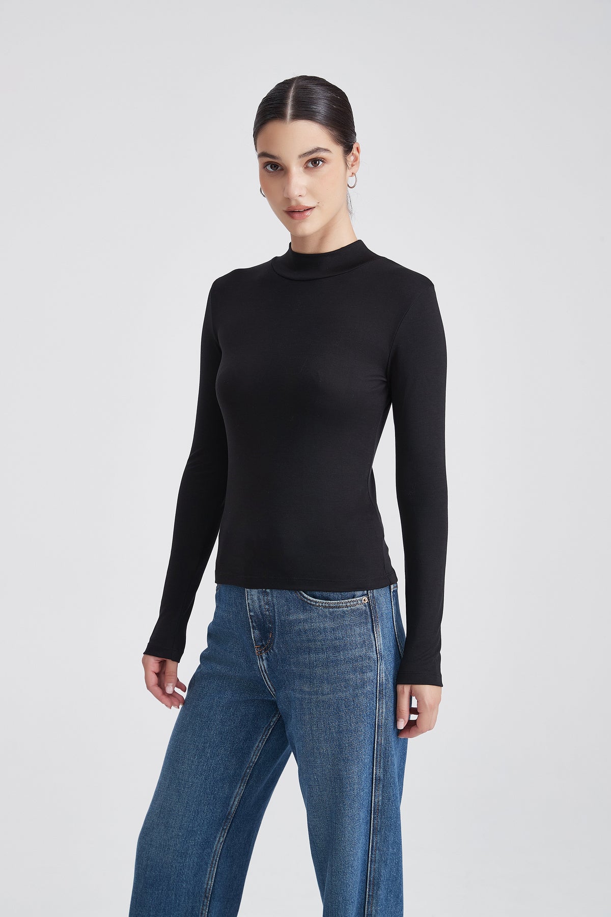 Plain Long Sleeve Top