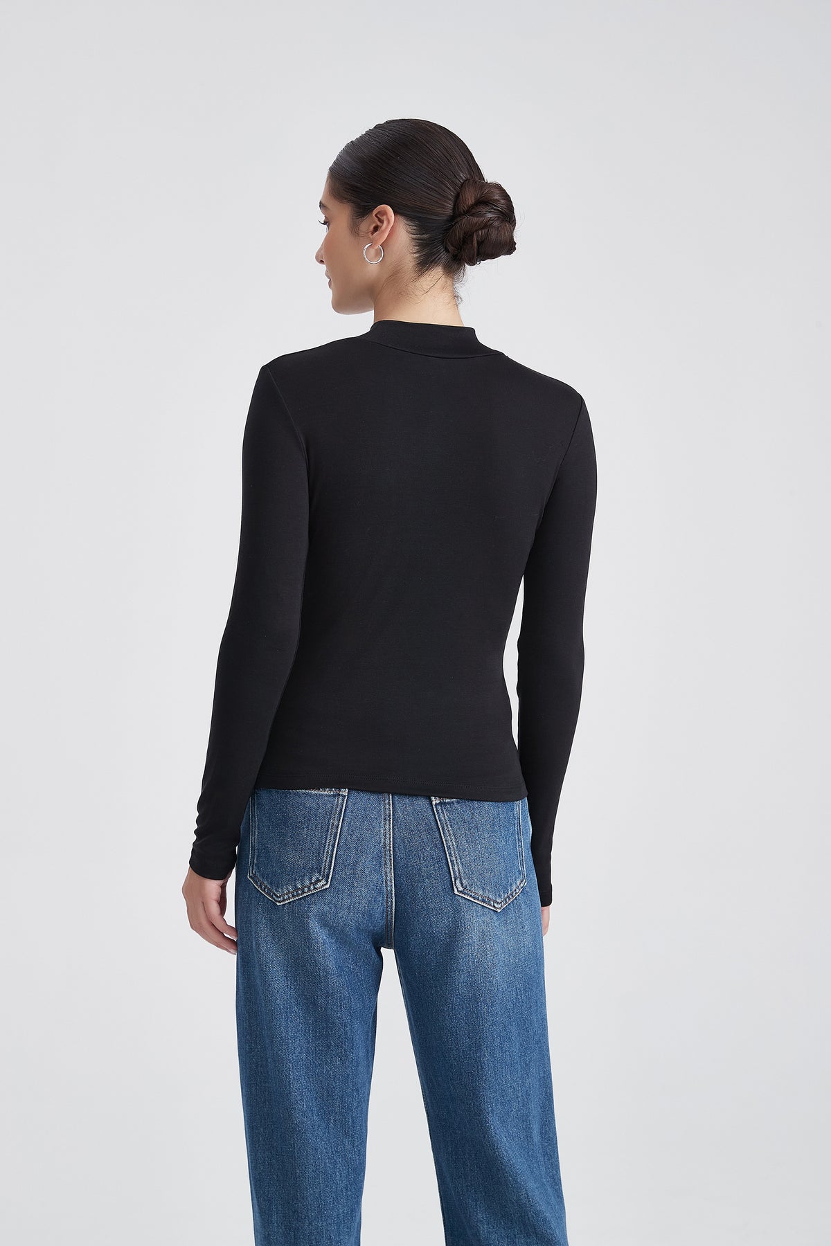 Plain Long Sleeve Top