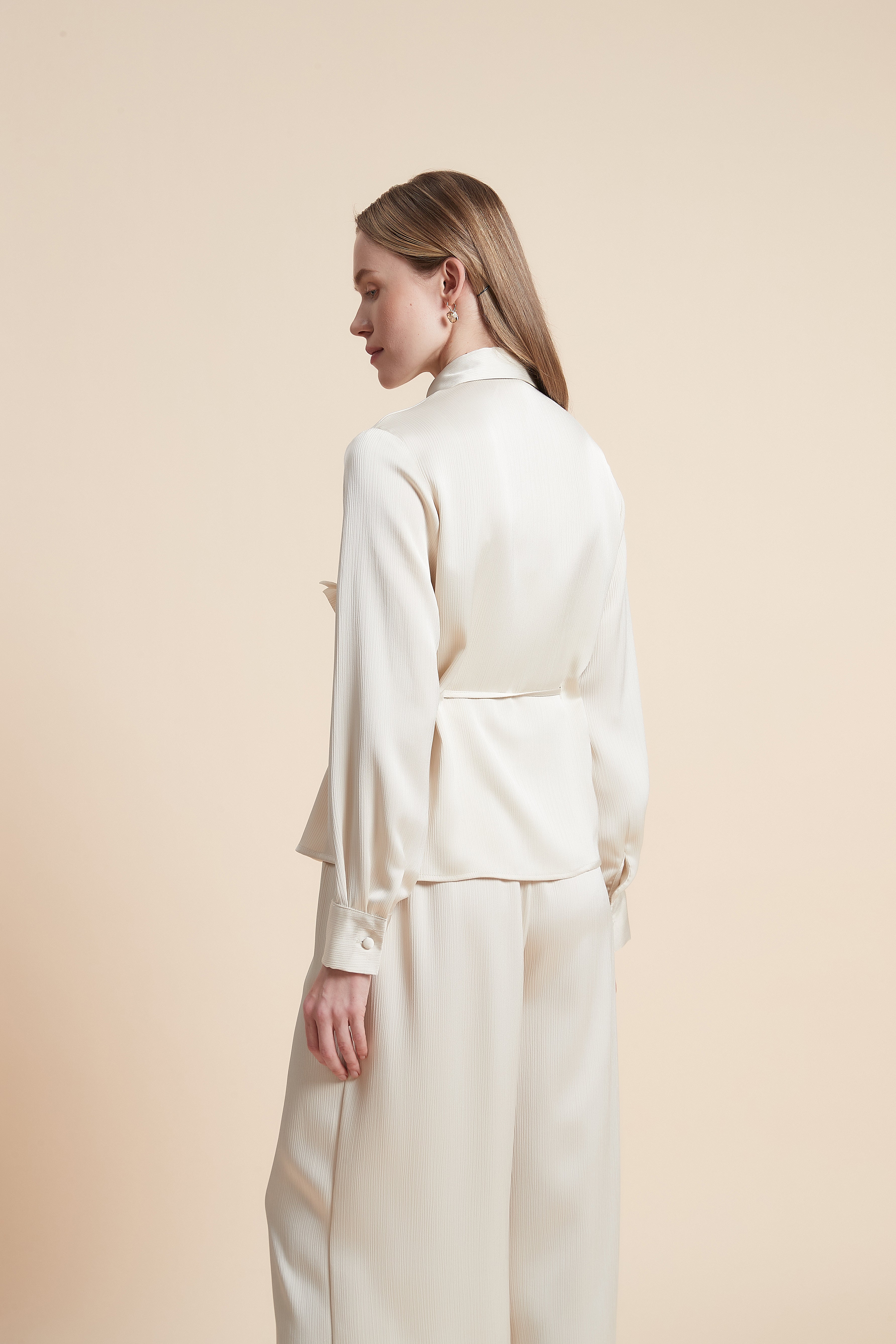 Floral Long-Sleeved Blouse