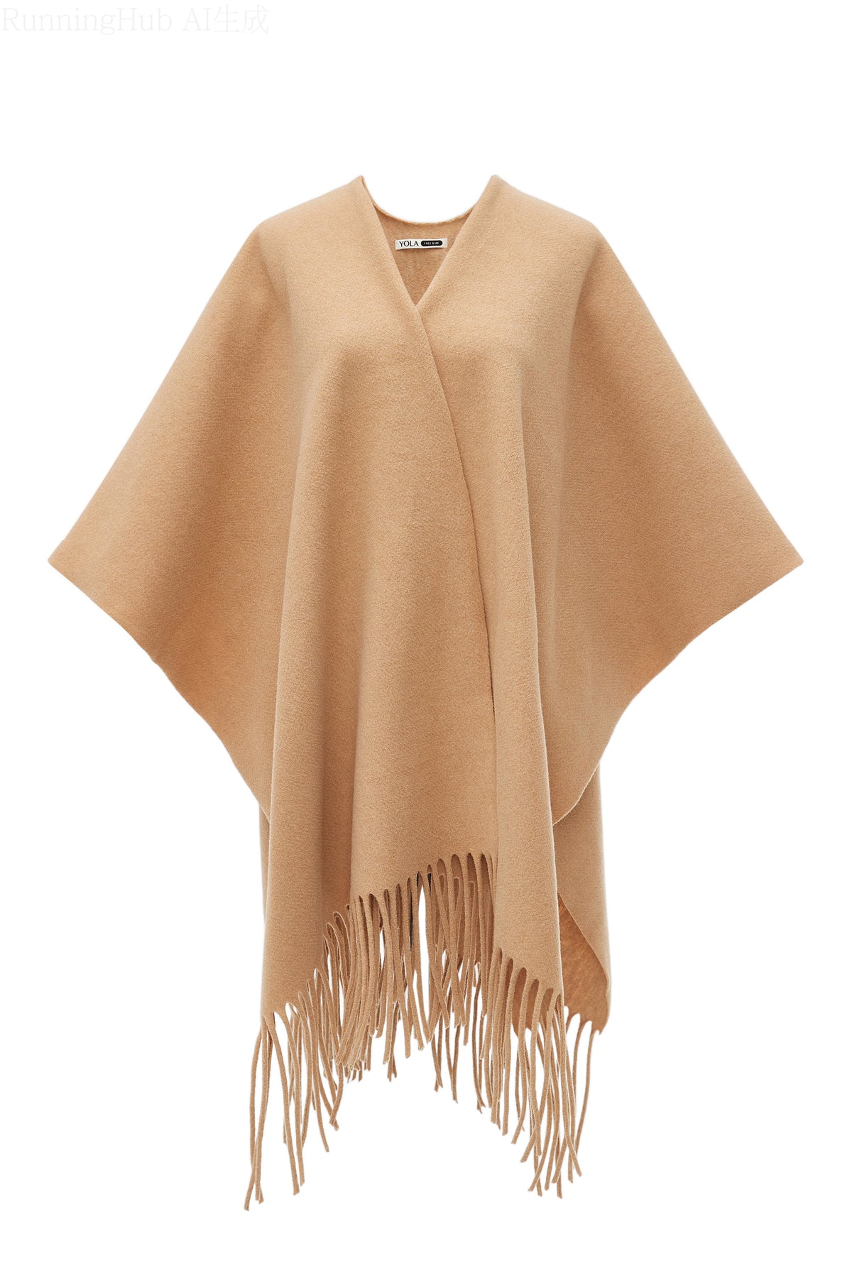 Plain Long Poncho