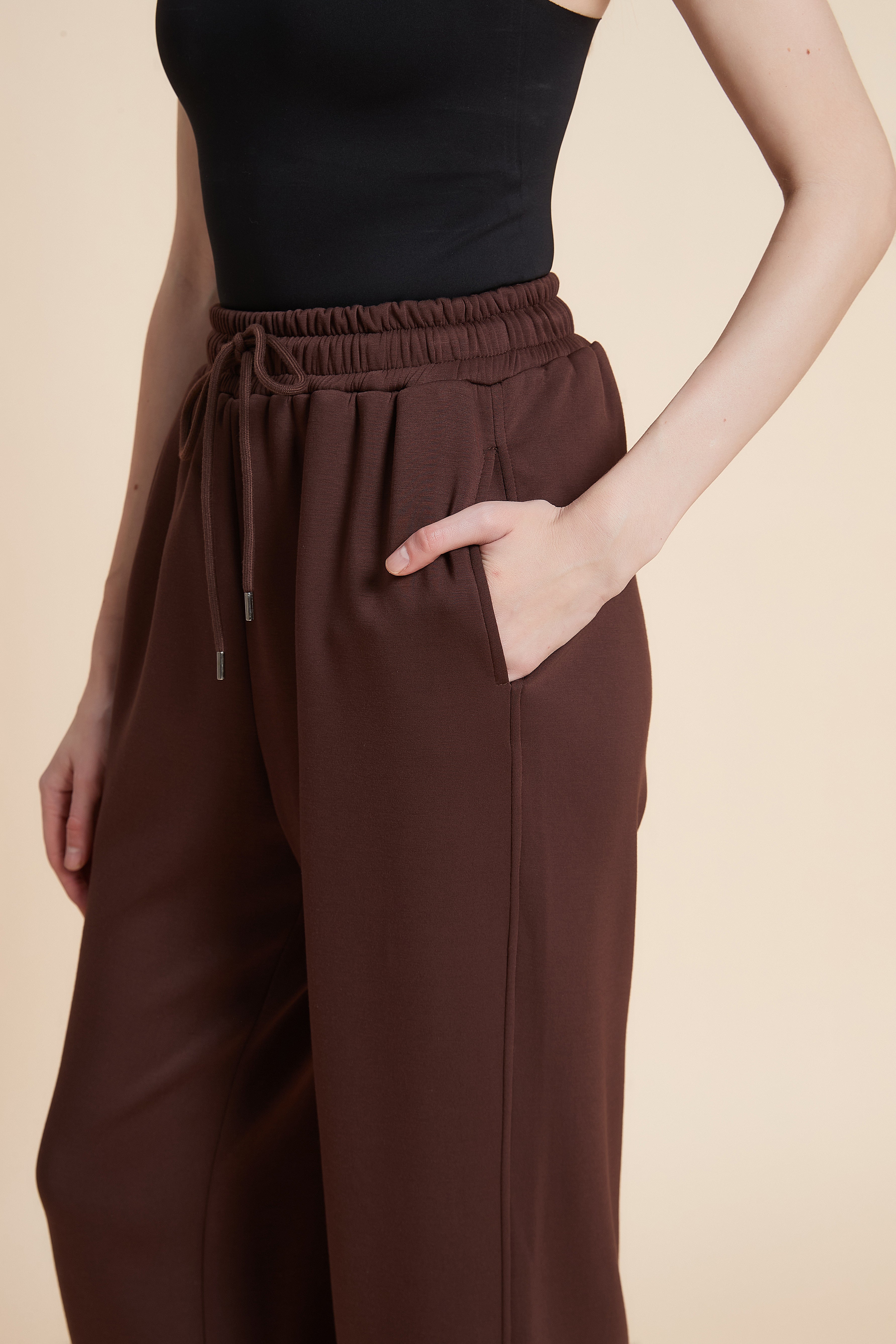 سويت بانتس سادة برباط خصر