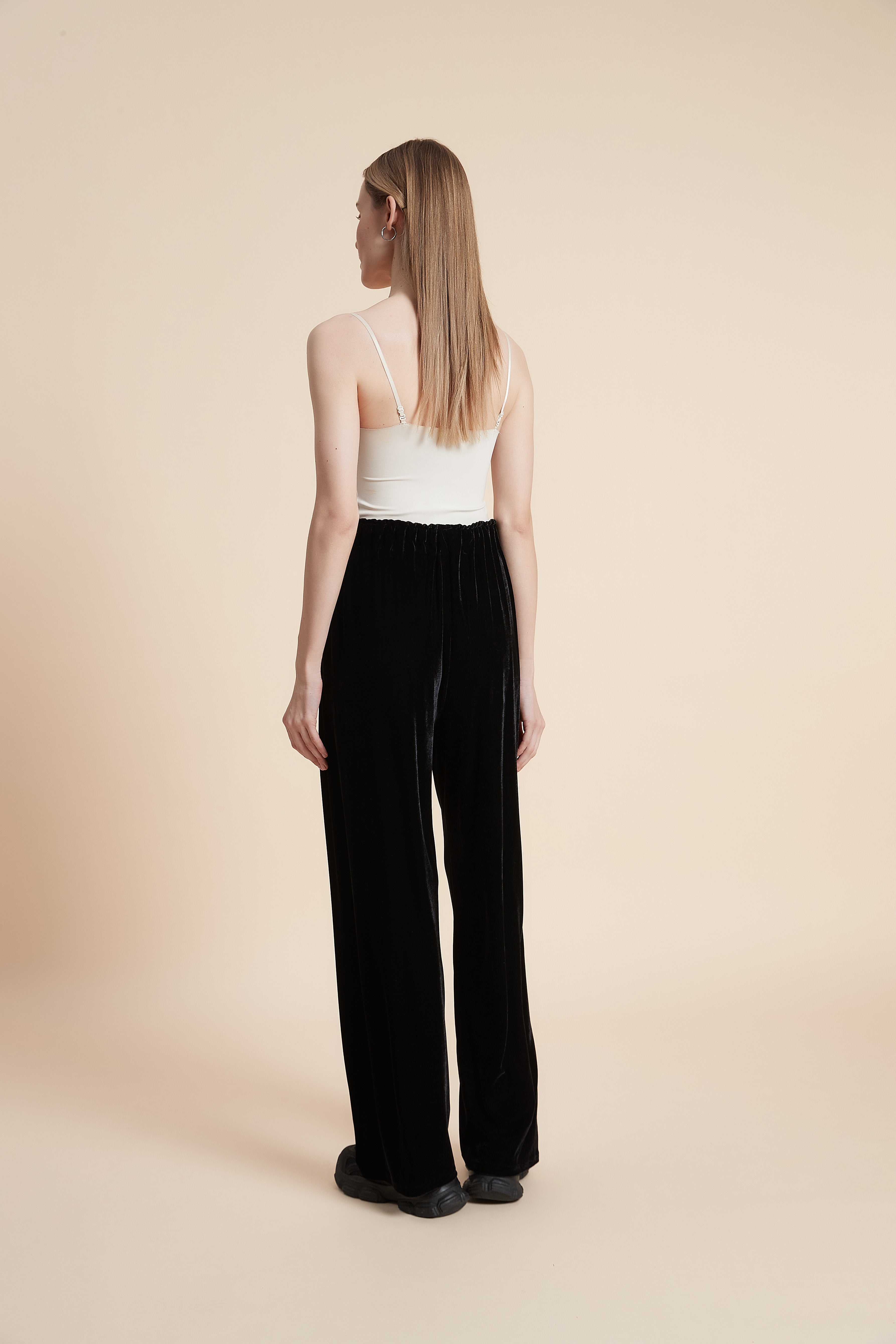 Long Plain Pant with Pockets