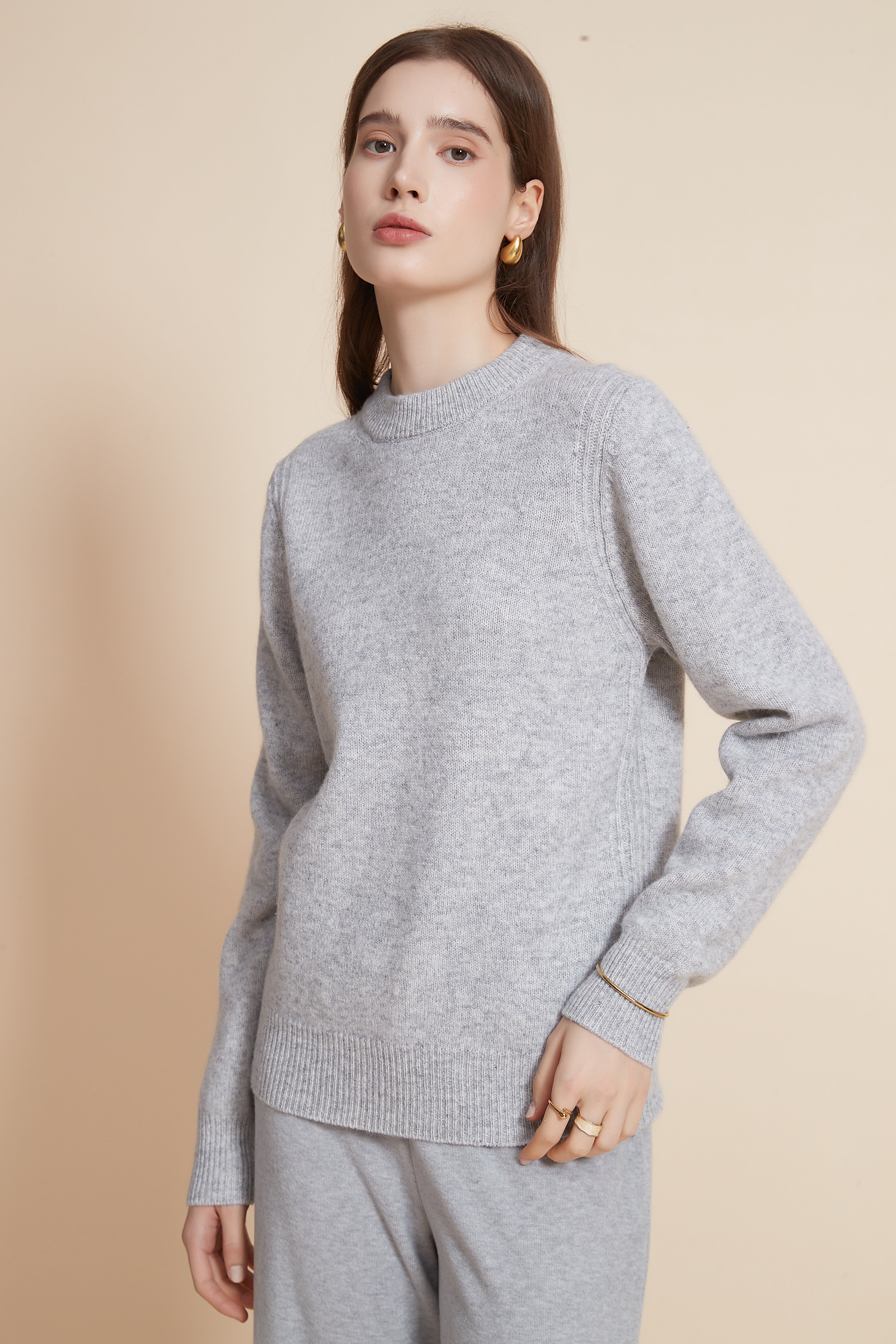 Yola Winter High Neck Long Sleeve Blouse