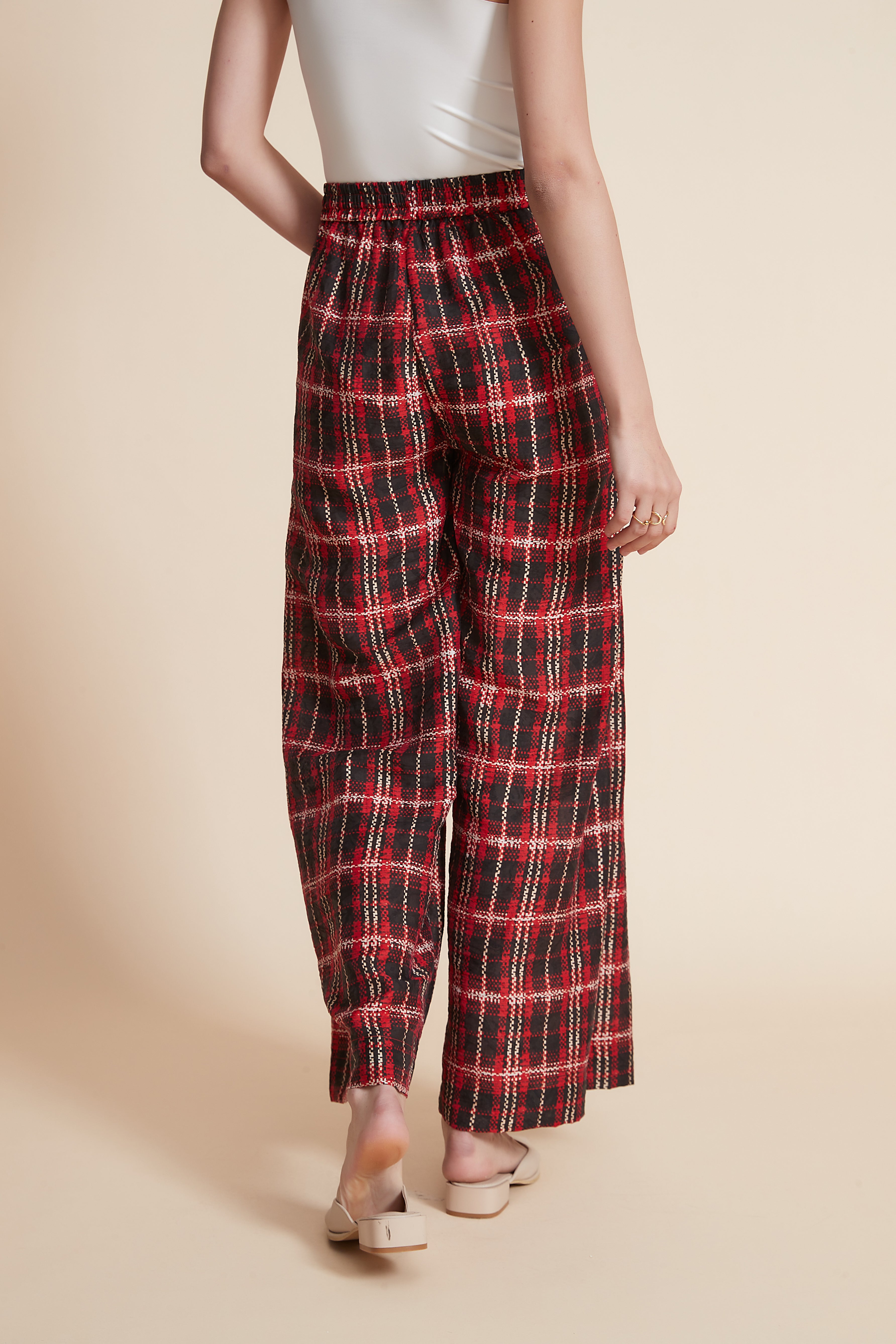 Yola Wide-Leg Long Sweet Pants