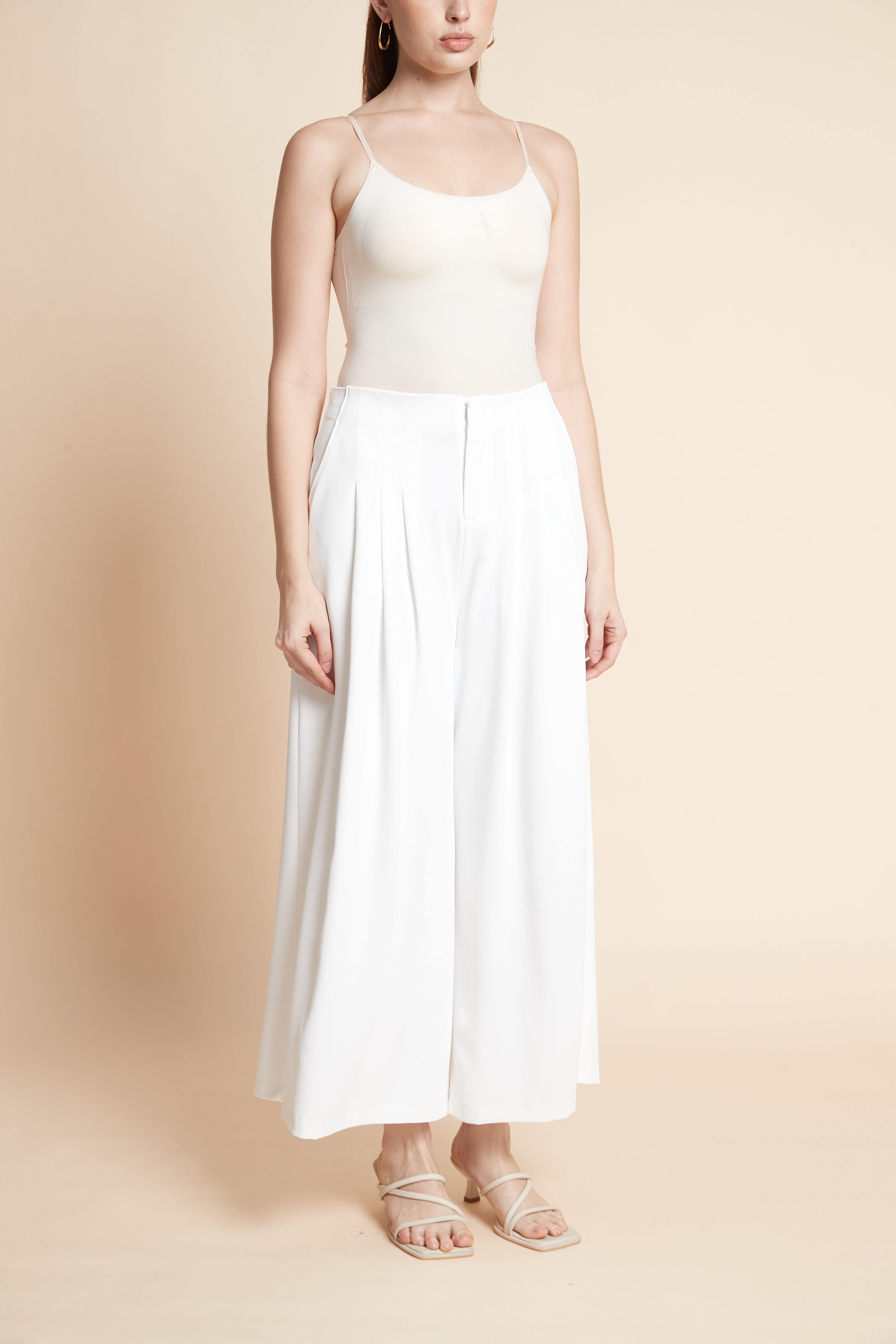 Plain Long Skort