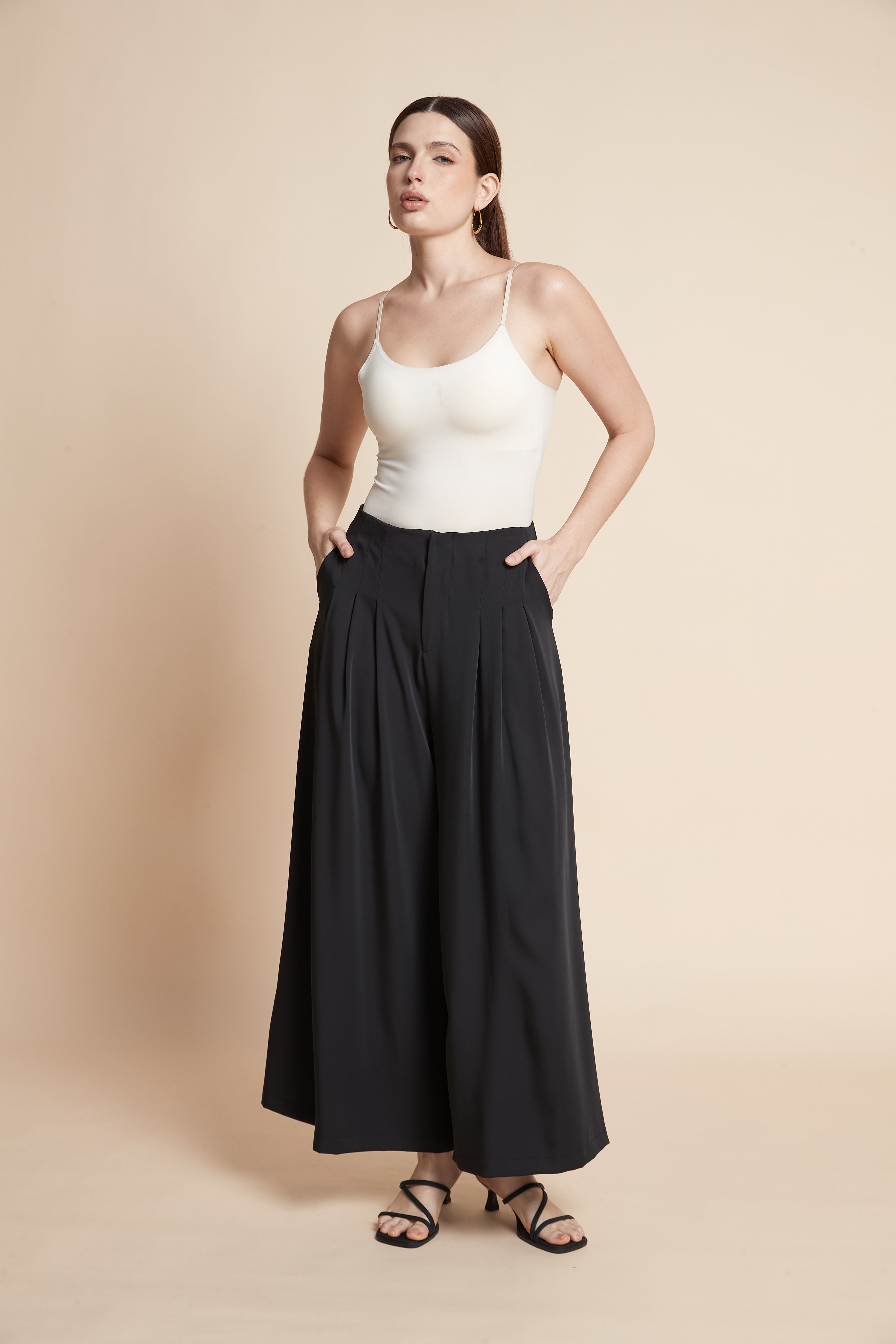 Plain Long Skort