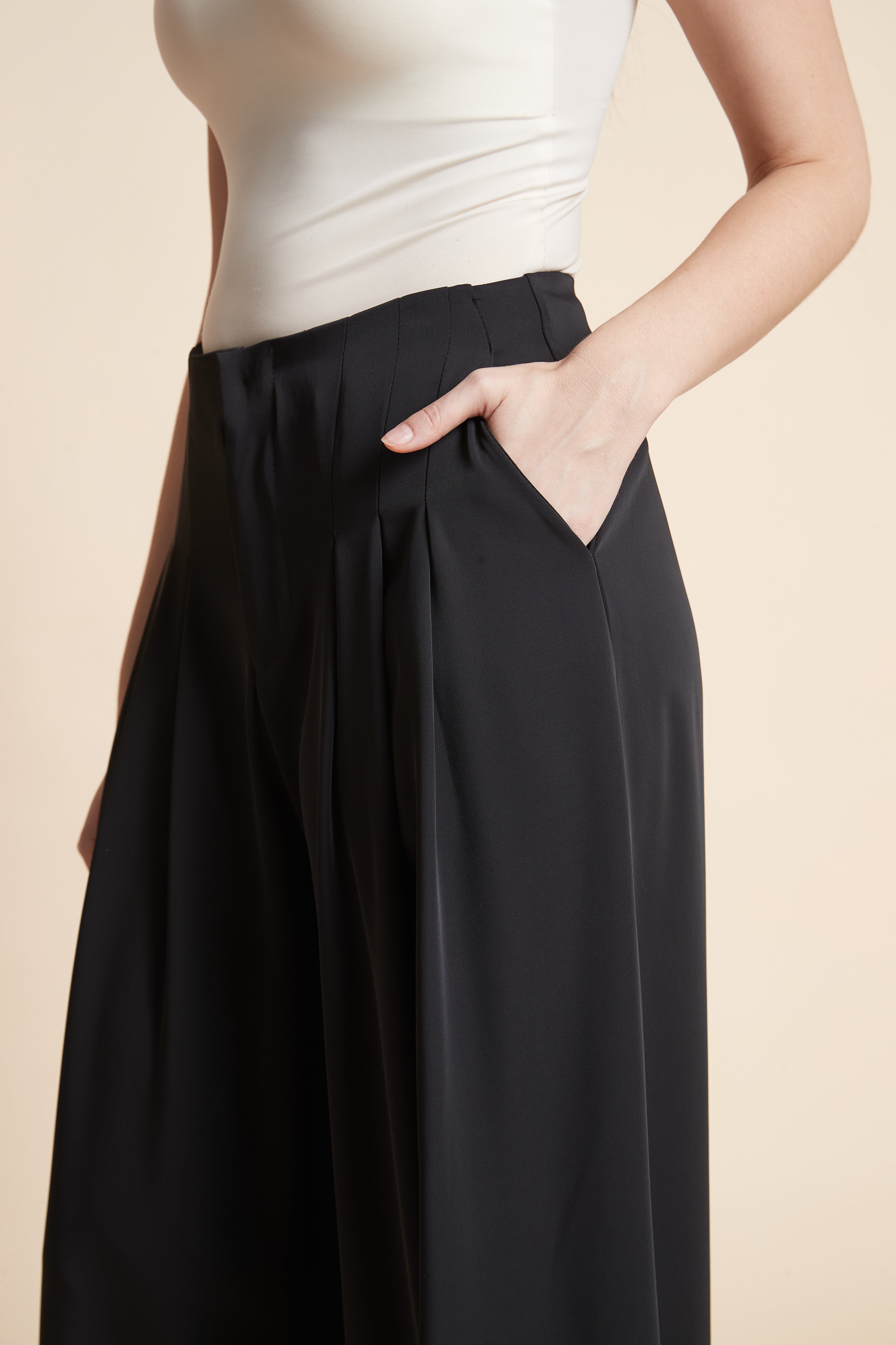 Plain Long Skort