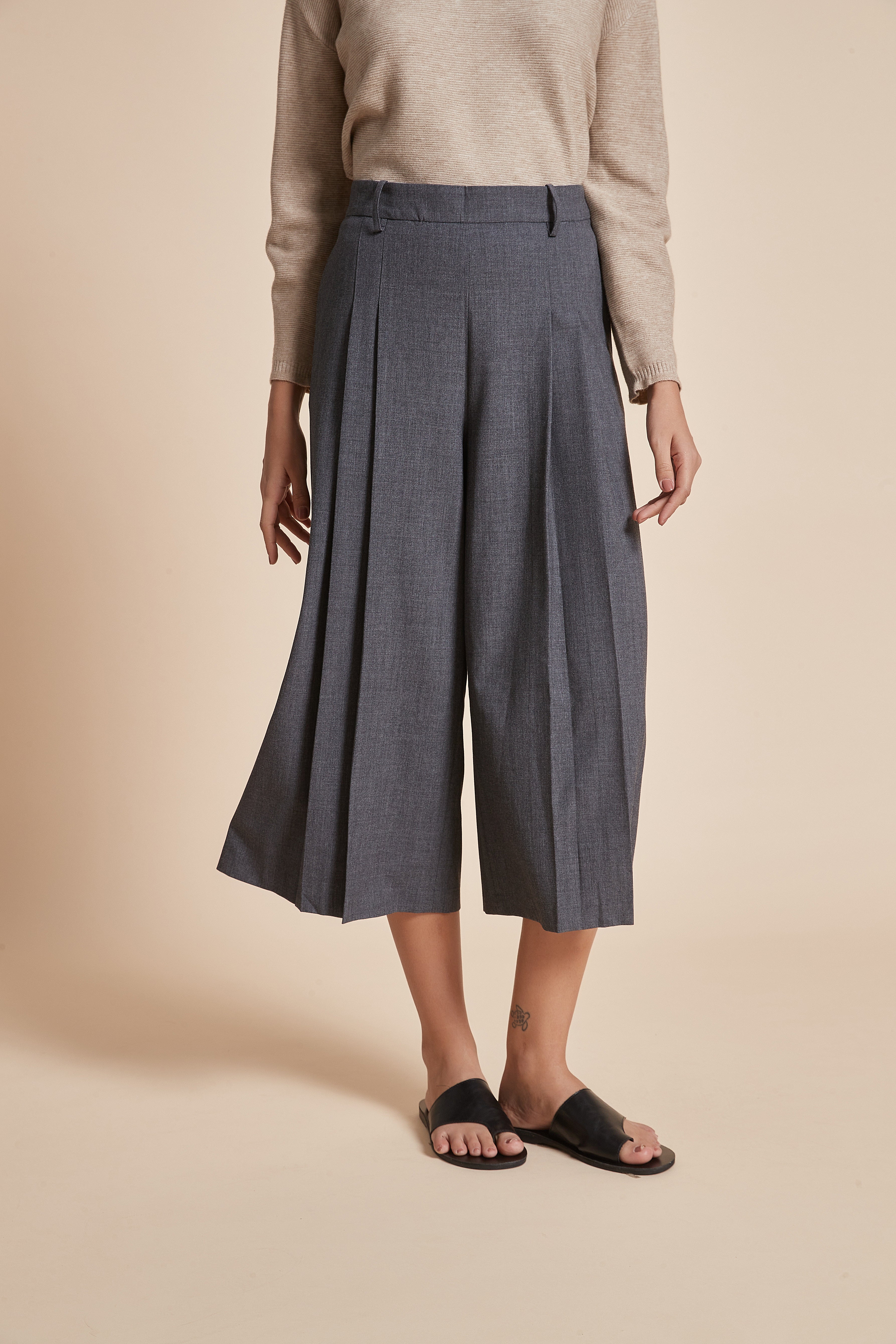 Yola Wide Midi Pants