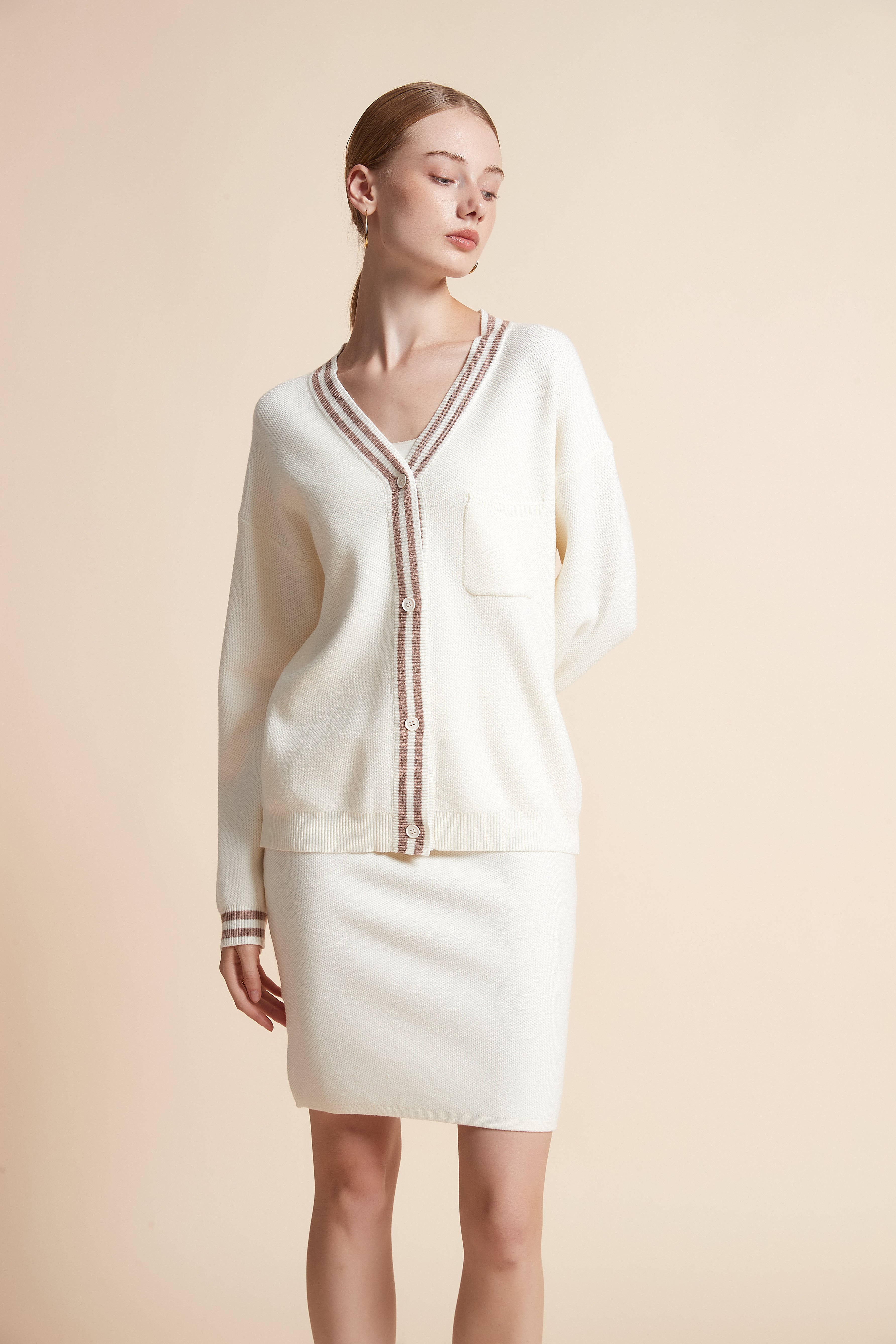 Solid Pocket Cardigan