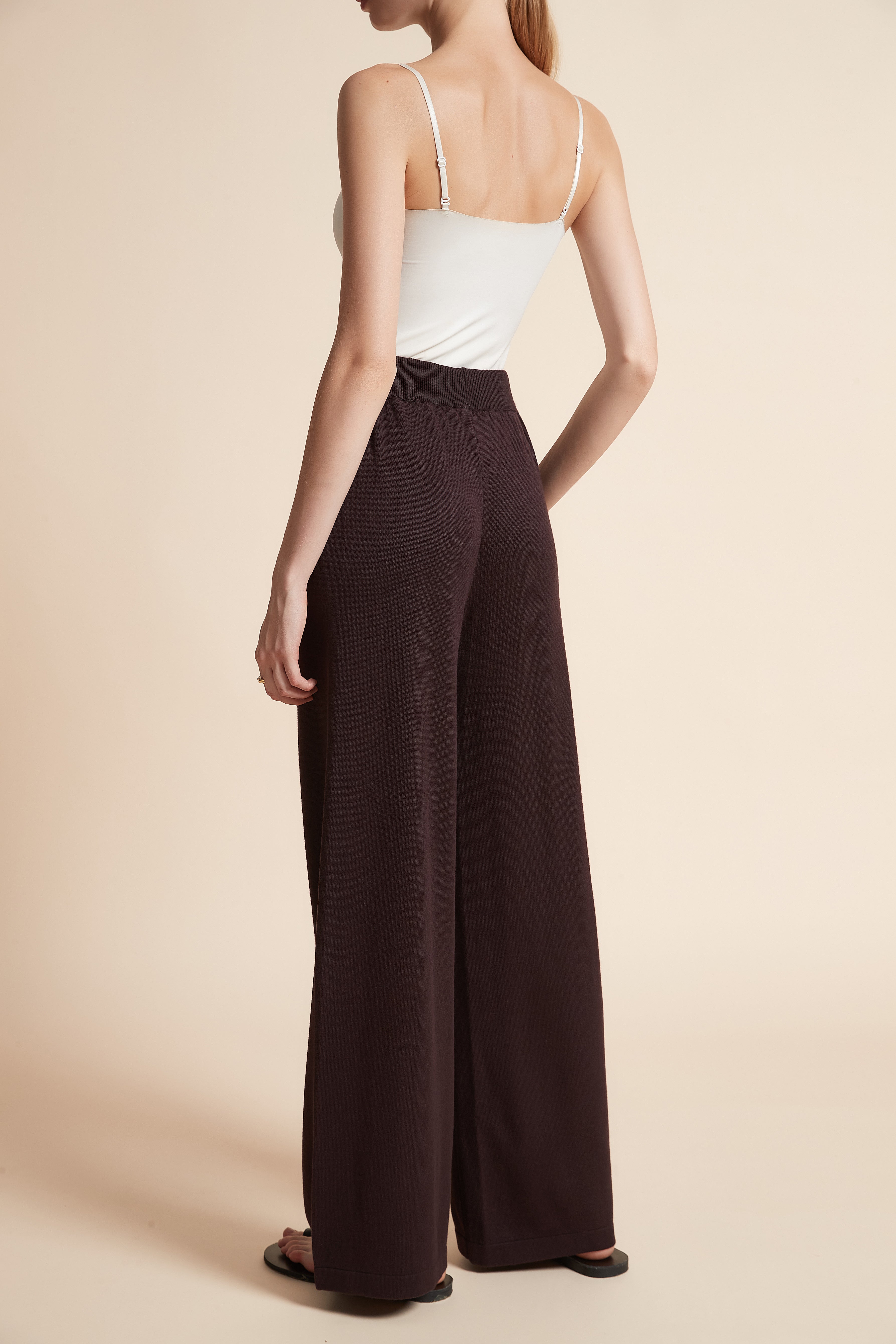 Wide-Leg Drawstring Pants