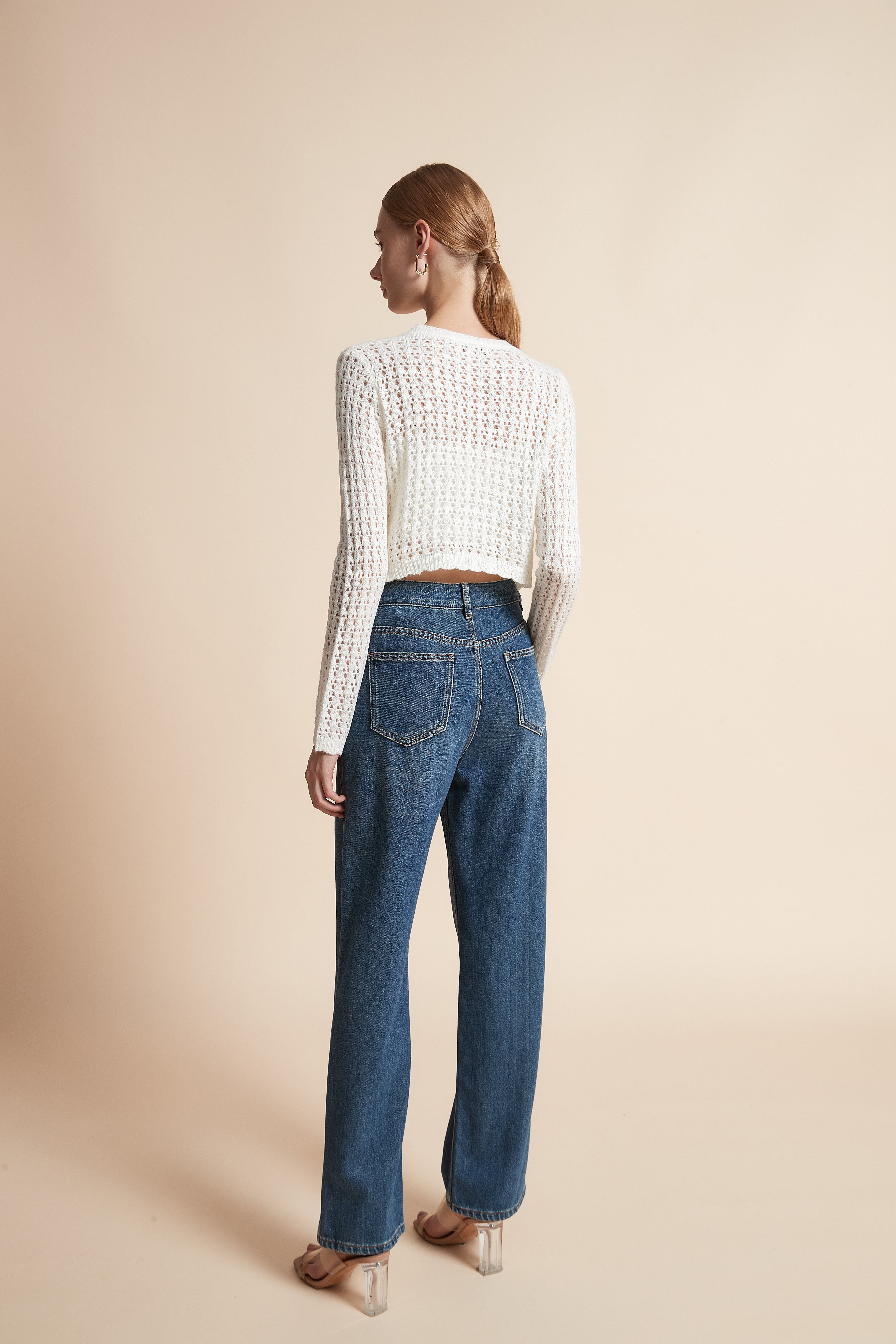 Short Long-Sleeve Cardigan