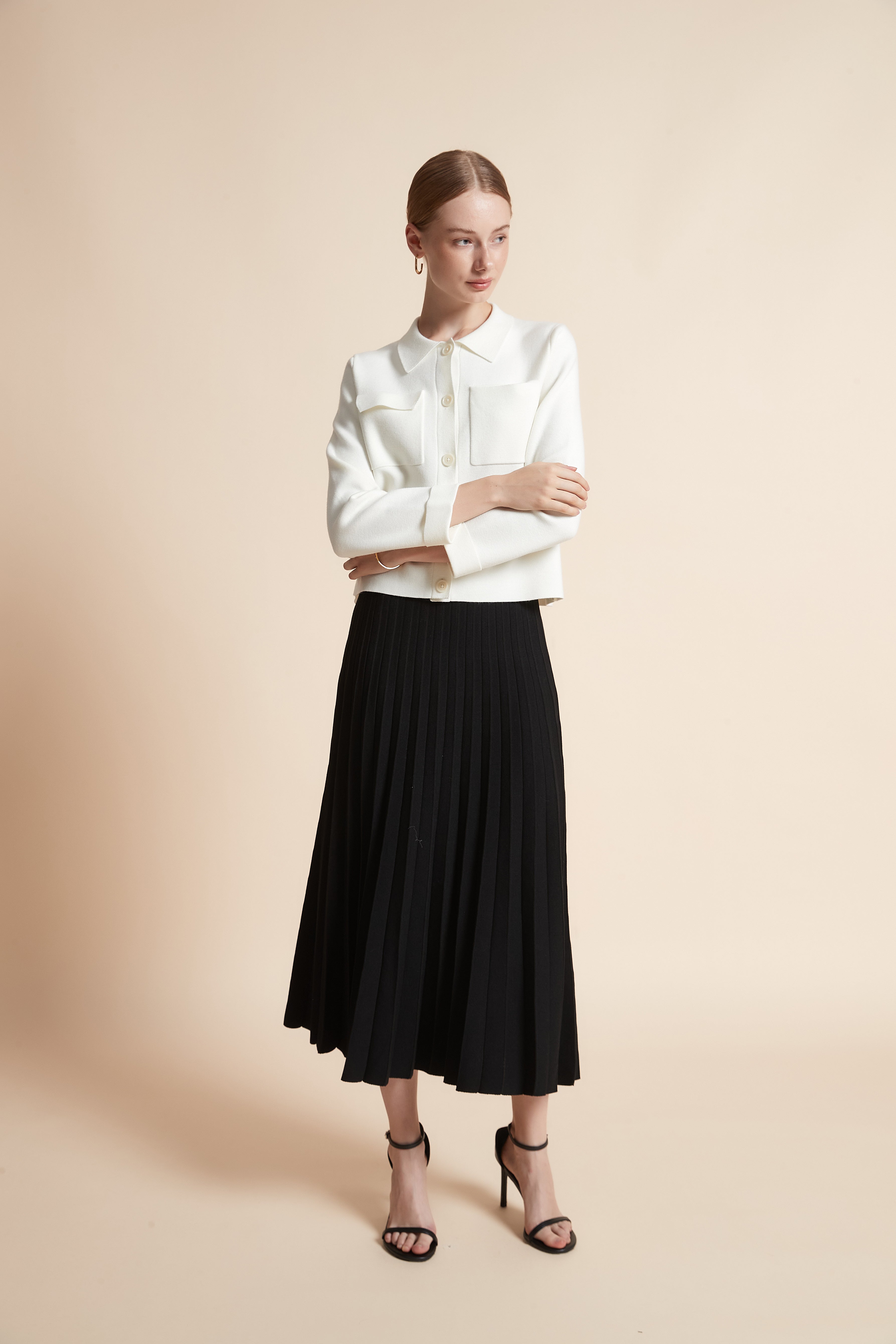 Short Jacket with Pockets