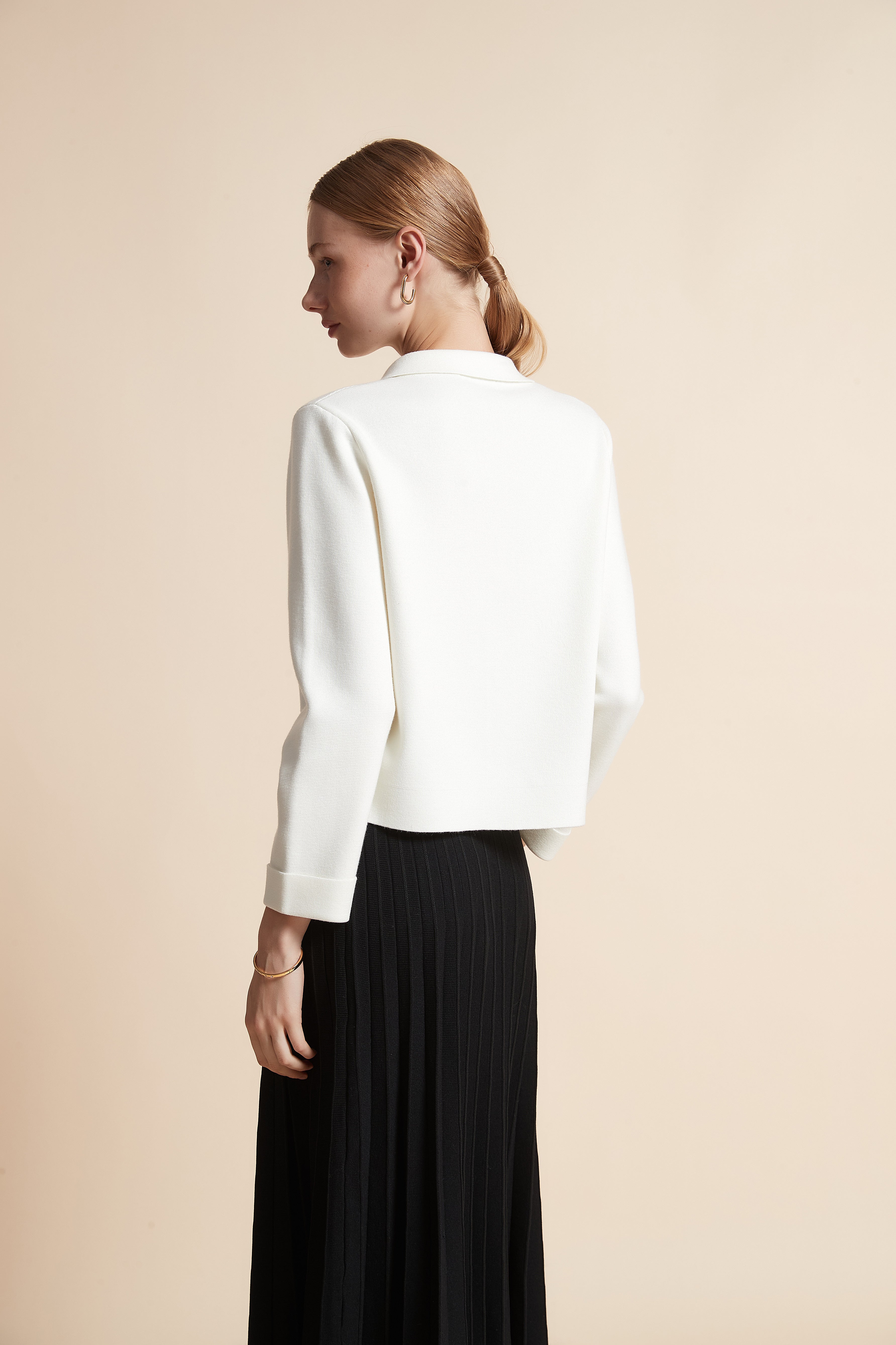 Short Jacket with Pockets
